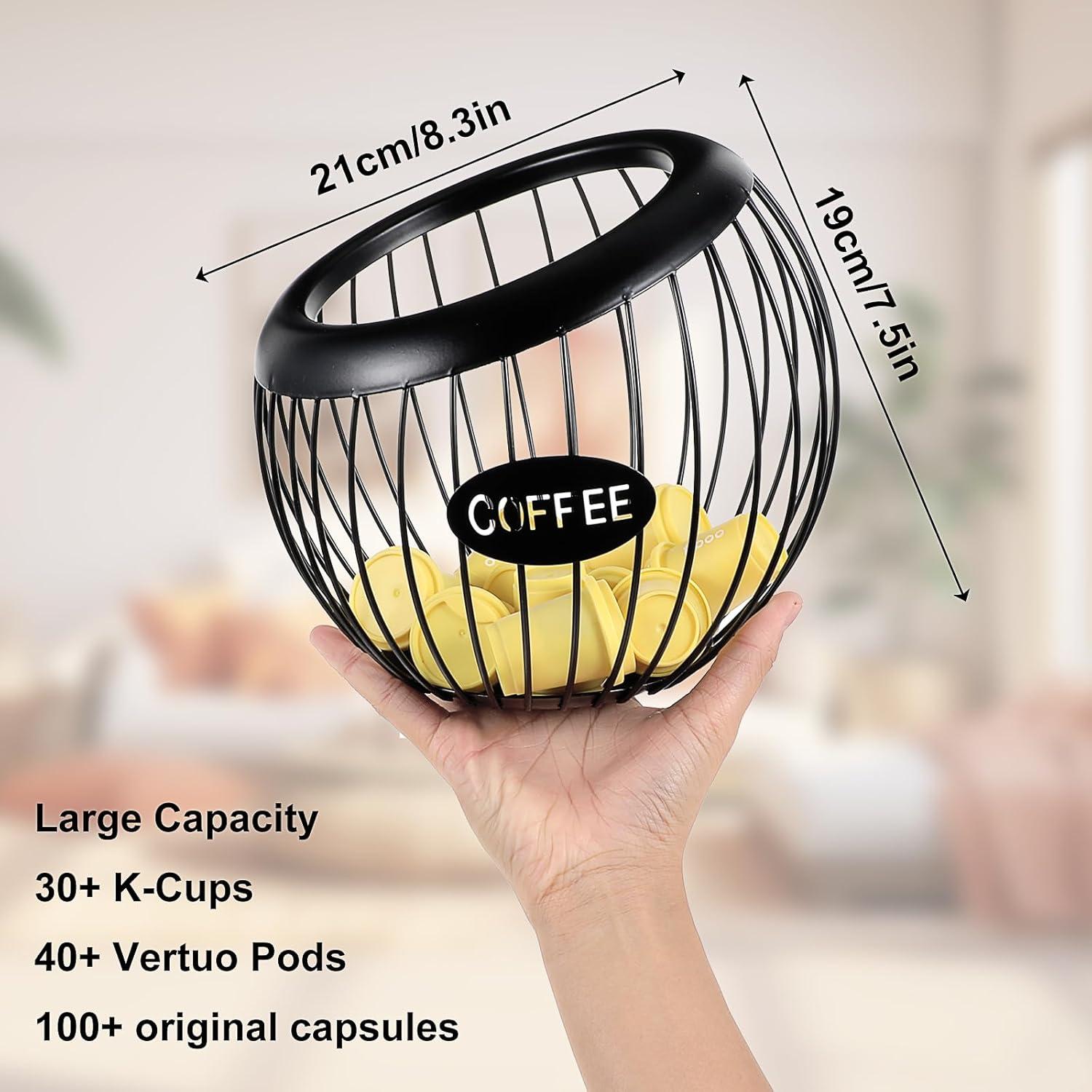 Soporte para Cápsulas de Café Lemecima 21.1x19.1 cm Metal Negro