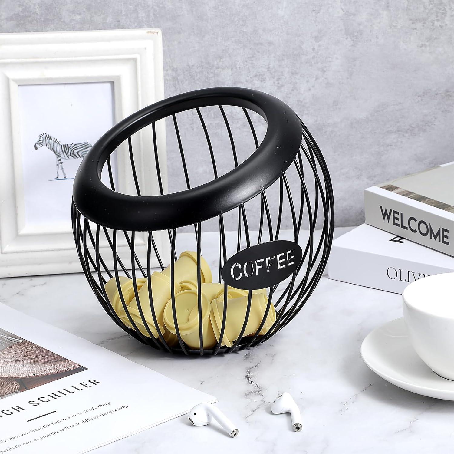 Soporte para Cápsulas de Café Lemecima 21.1x19.1 cm Metal Negro