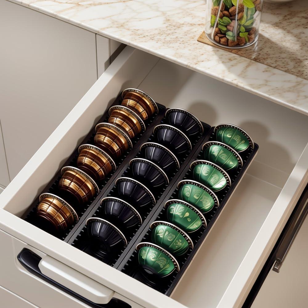 Organizador de Cajones para Cápsulas de Café Maulehua - 3 Unidades