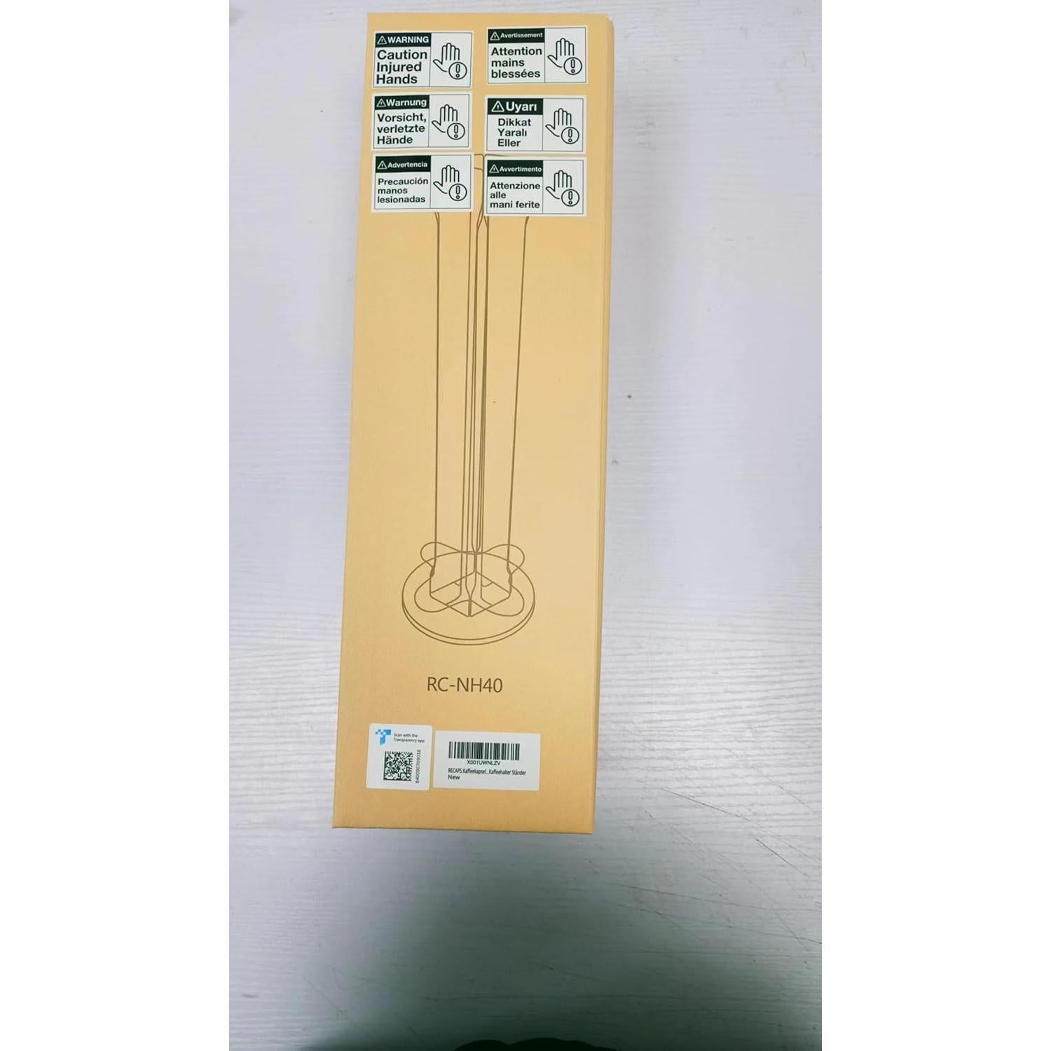 Soporte para cápsulas de café RECAPS 40 unidades rotativo