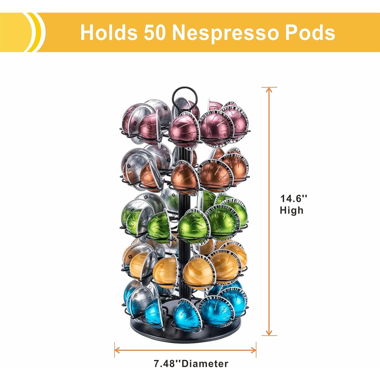 Soporte Carrousel 5 Niveles Nespresso Vertuo 50 Cápsulas