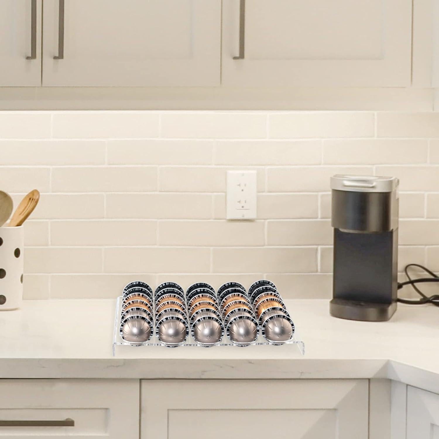 Soporte para Cápsulas de Café Sumerflos - 2 Juegos, 60 Cápsulas