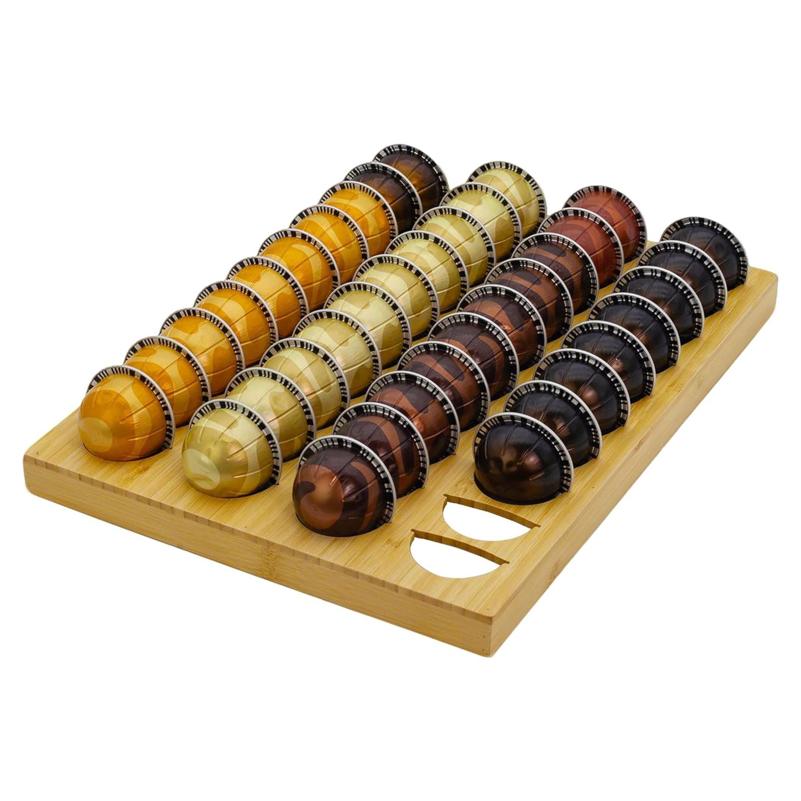 Bandeja de Almacenamiento para Cápsulas de Café MinBoo 48 Unidades