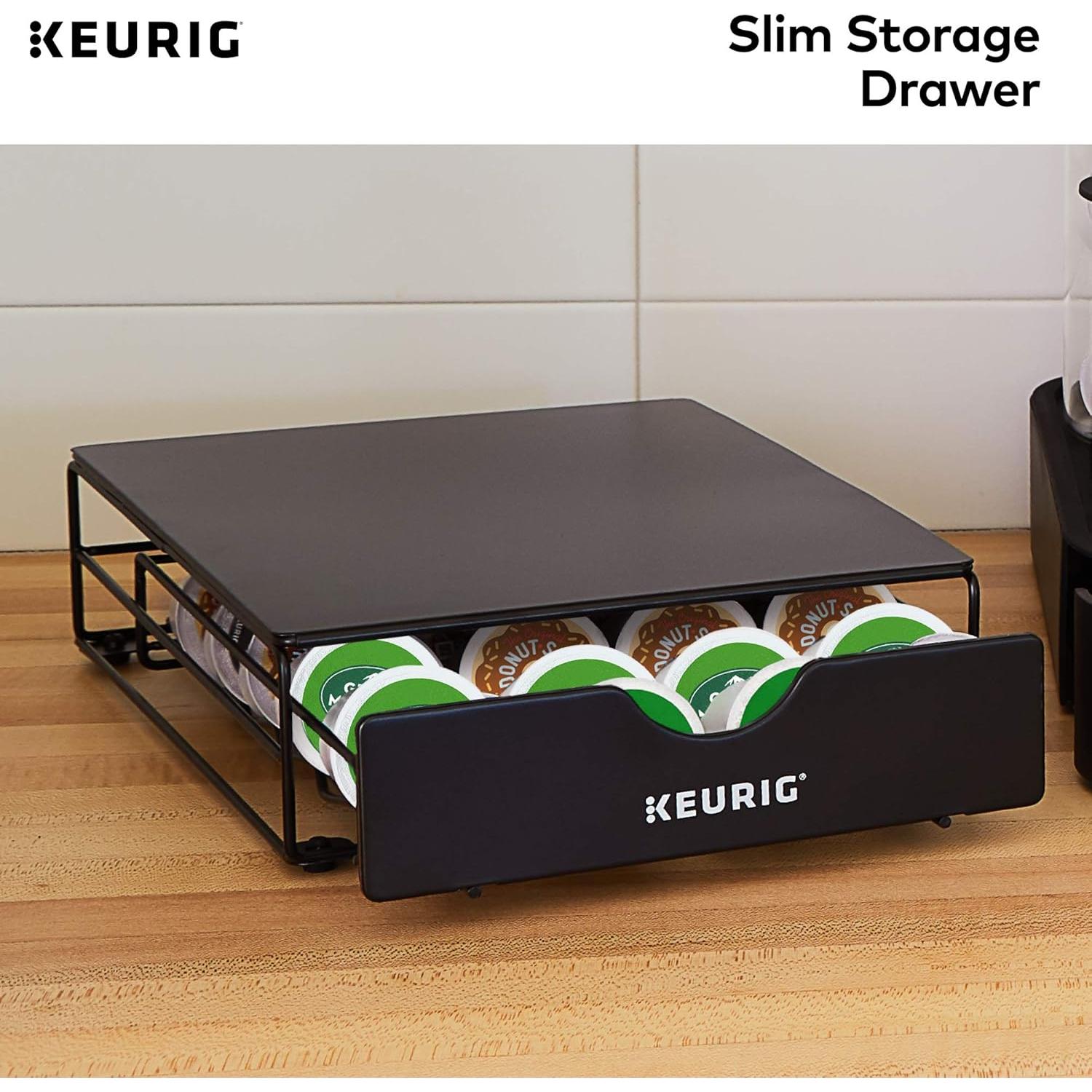 Cajón de Almacenamiento Slim Keurig para 24 Cápsulas K-Cup