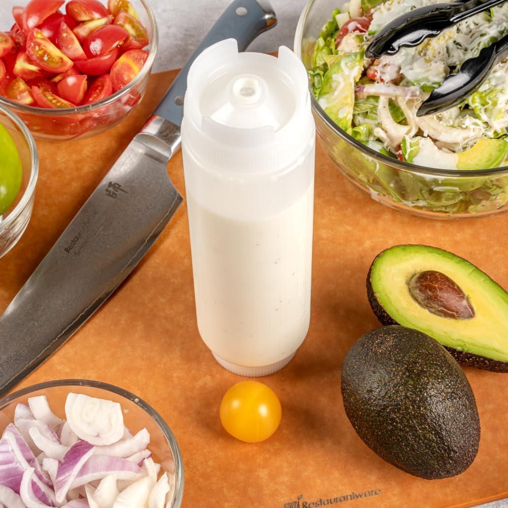 Botella Squeeze 16oz Restaurantware Plástico Transparente