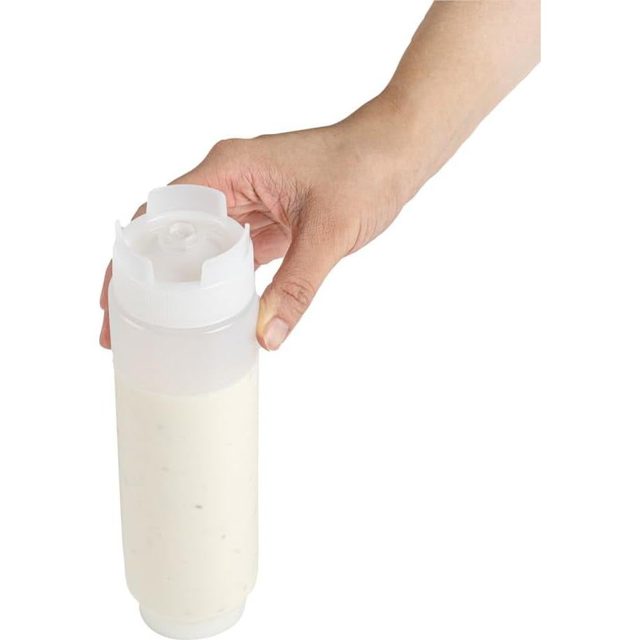 Botella Squeeze 16oz Restaurantware Plástico Transparente