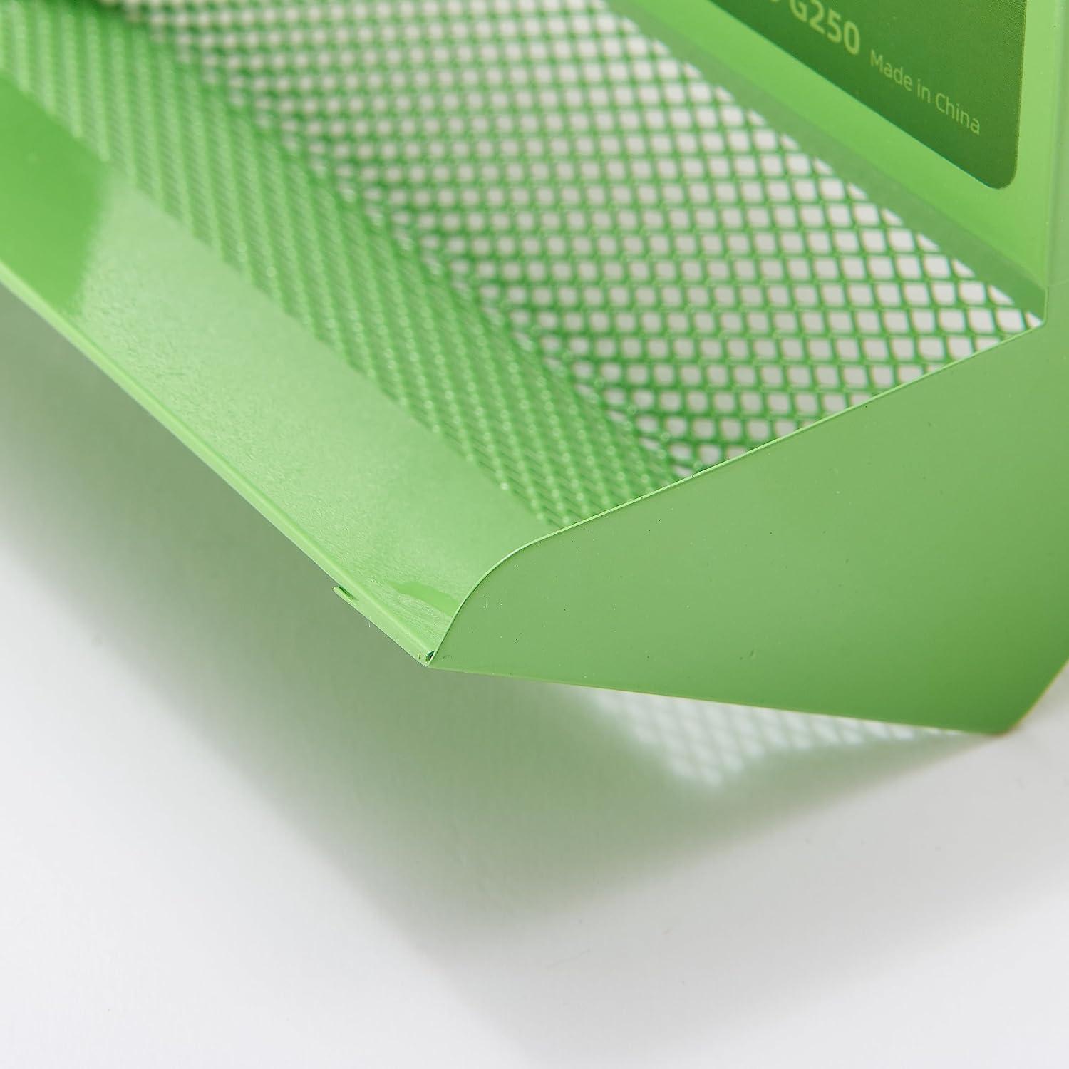 Comedero Metálico para Animales Pequeños CounttyLivin 11.68 cm Verde