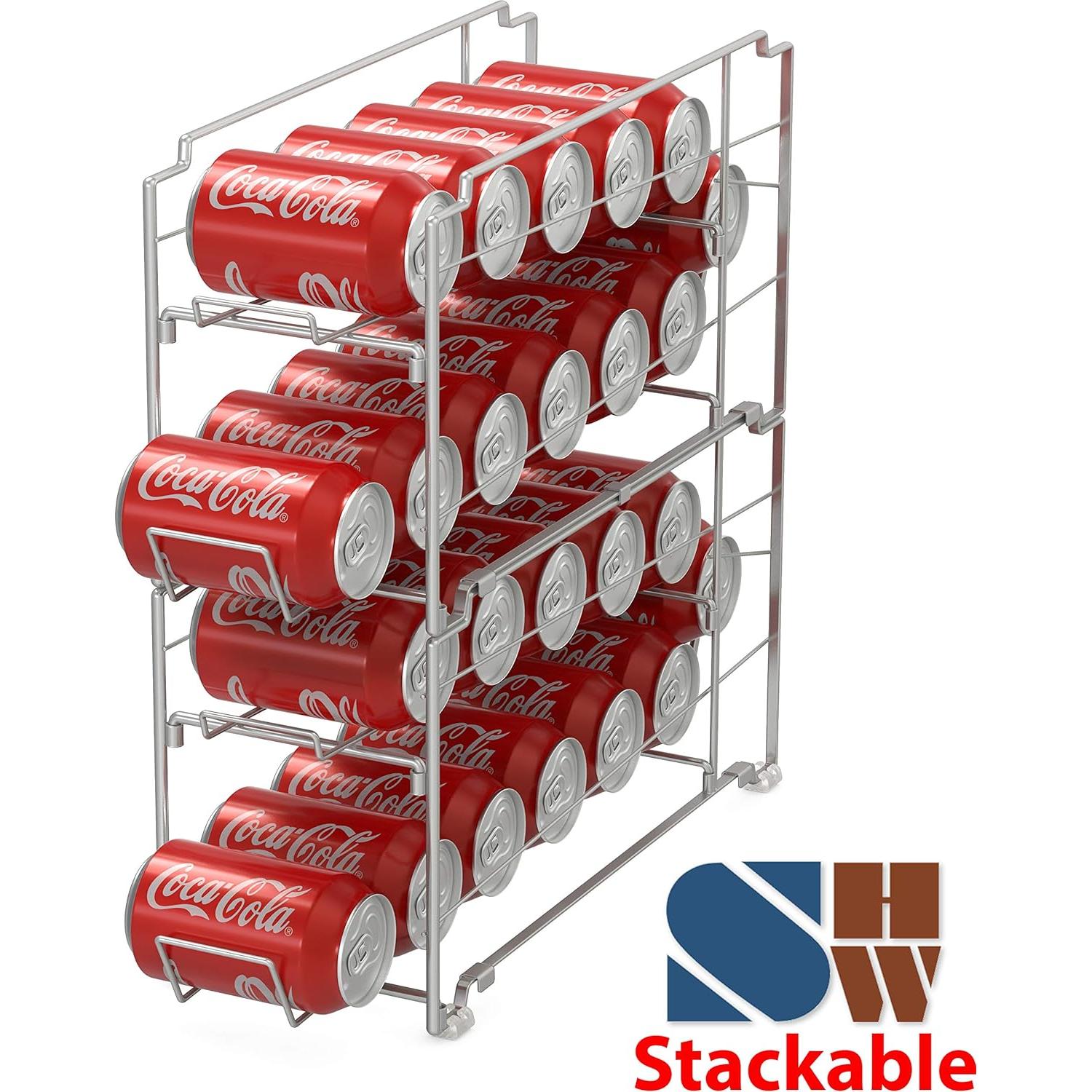 Dispensador de Latas Apilable Simple Houseware - Paquete de 2