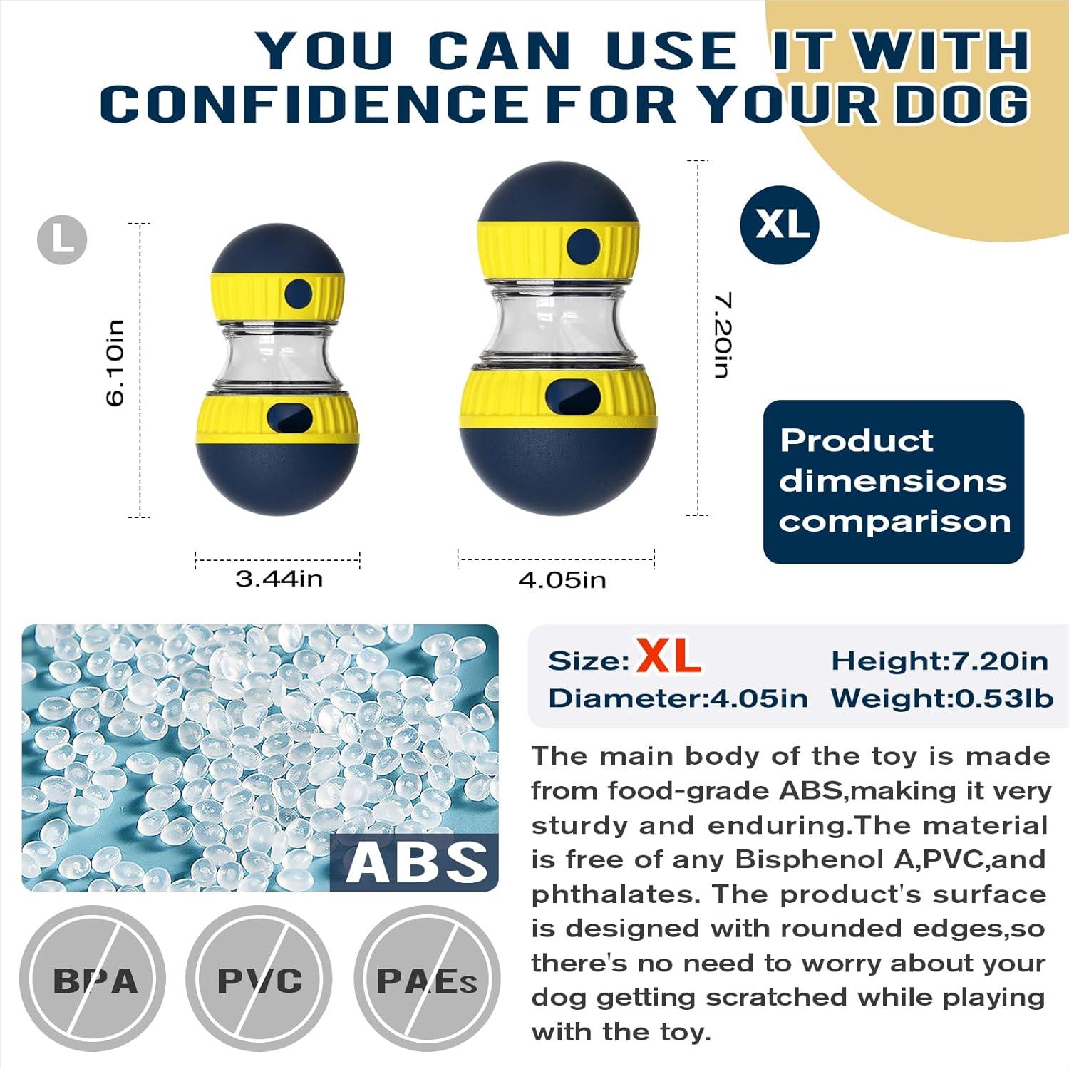 Juguete dispensador de golosinas para perros TLKNG Extra Grande