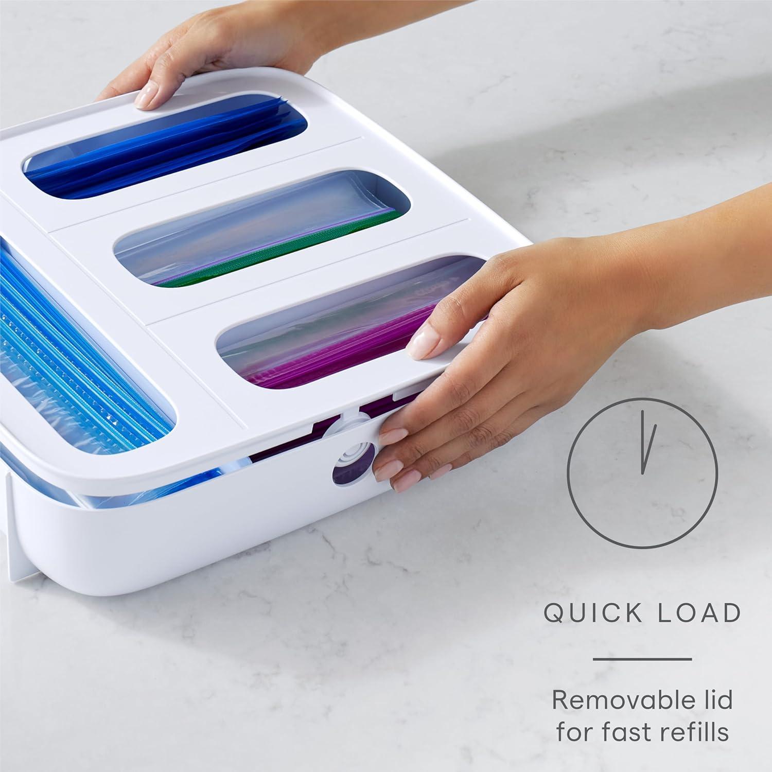 Dispensador de Bolsas de Comida YouCopia StoraBag 4 Compartimentos