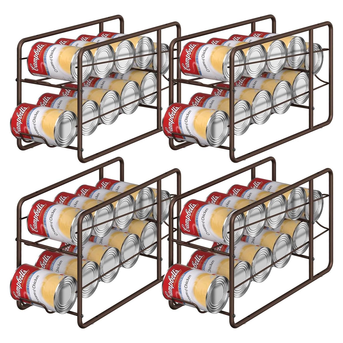 Soporte para Dispensador de Latas MOOACE 4 Pack Bronce