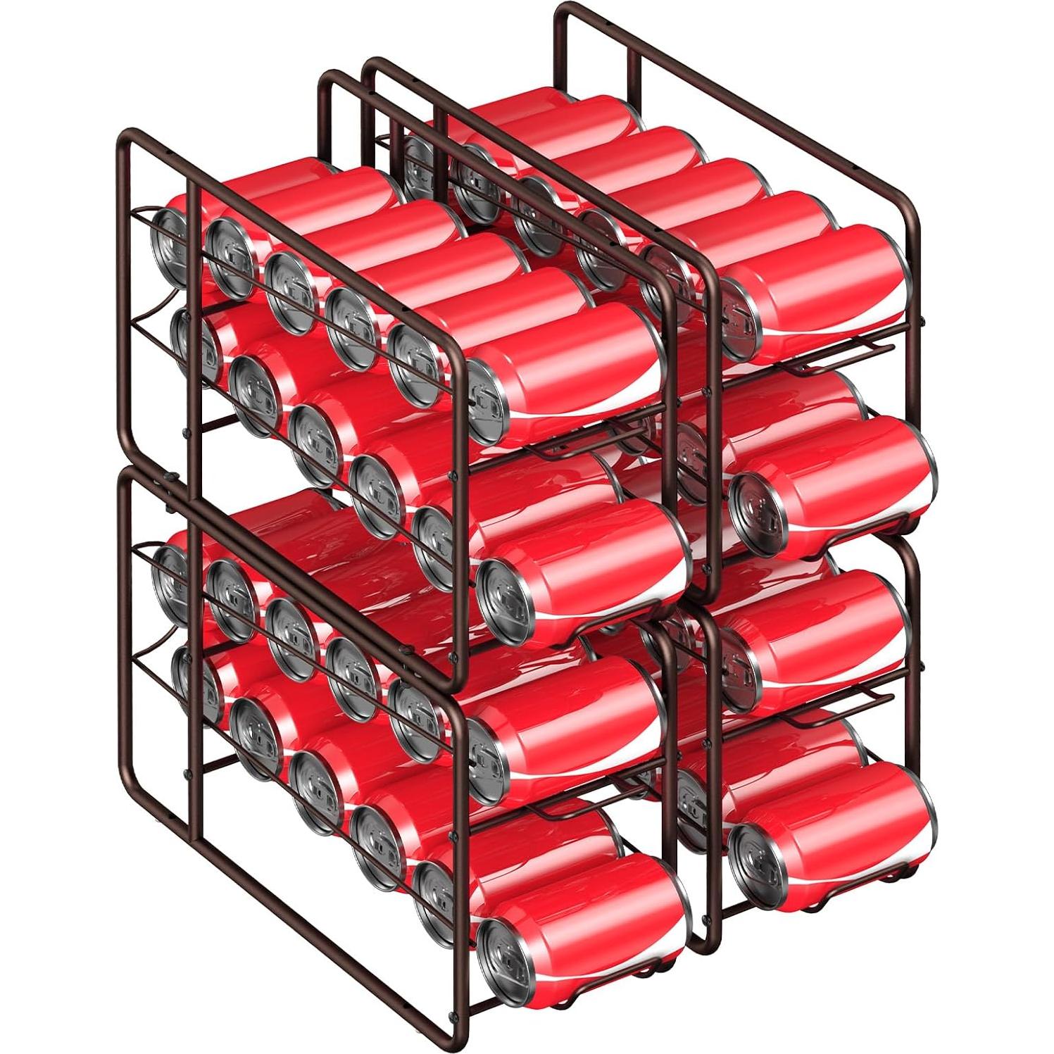 Soporte para Dispensador de Latas MOOACE 4 Pack Bronce