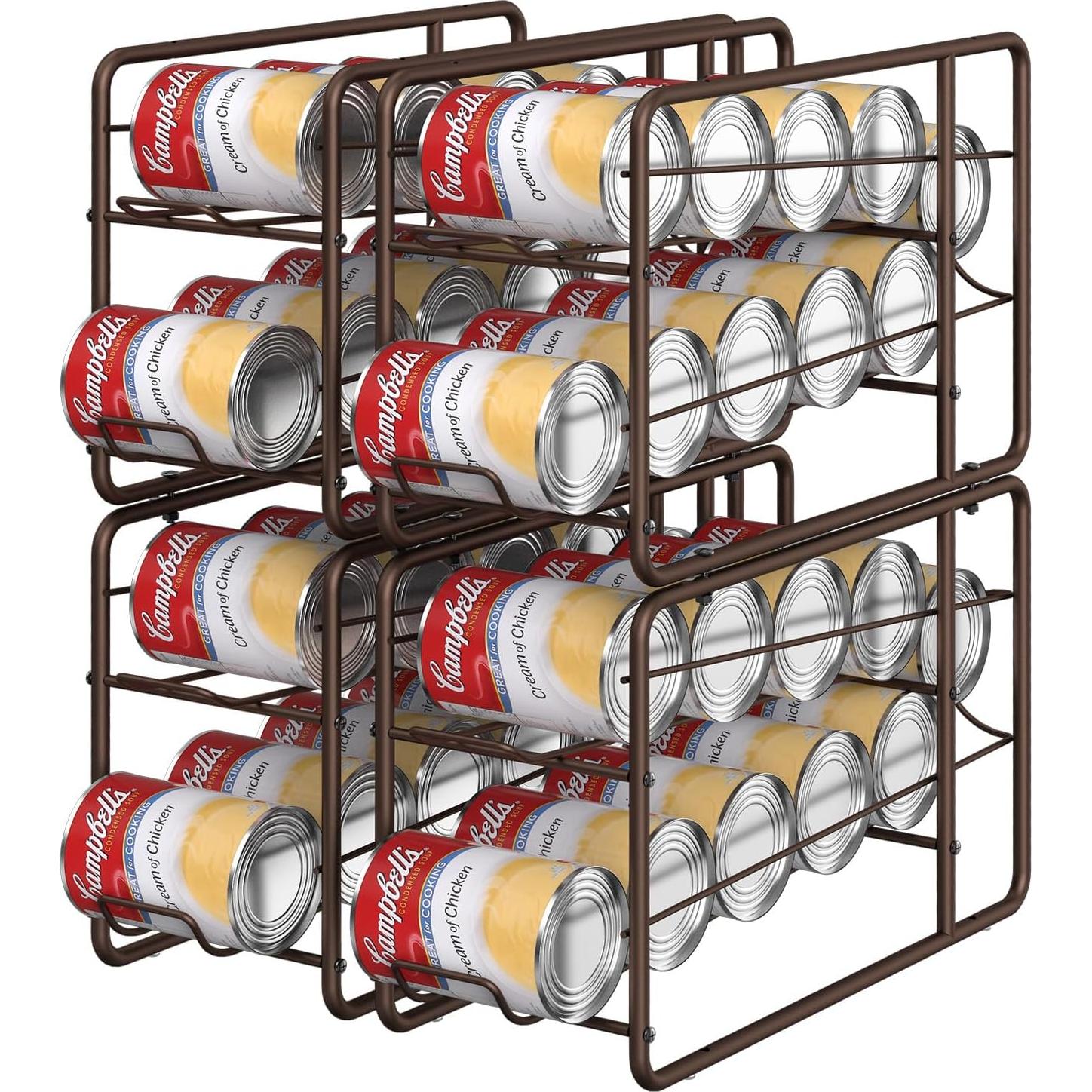 Soporte para Dispensador de Latas MOOACE 4 Pack Bronce