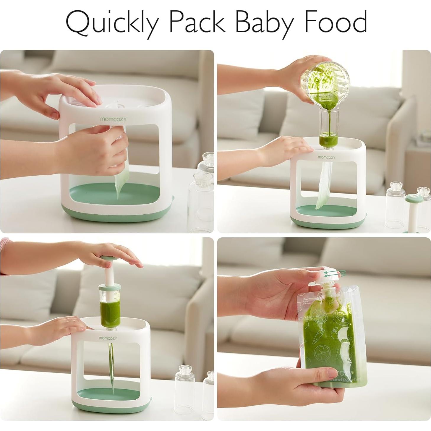 Estación de Compresión Momcozy para Comida de Bebés 3 Tazas