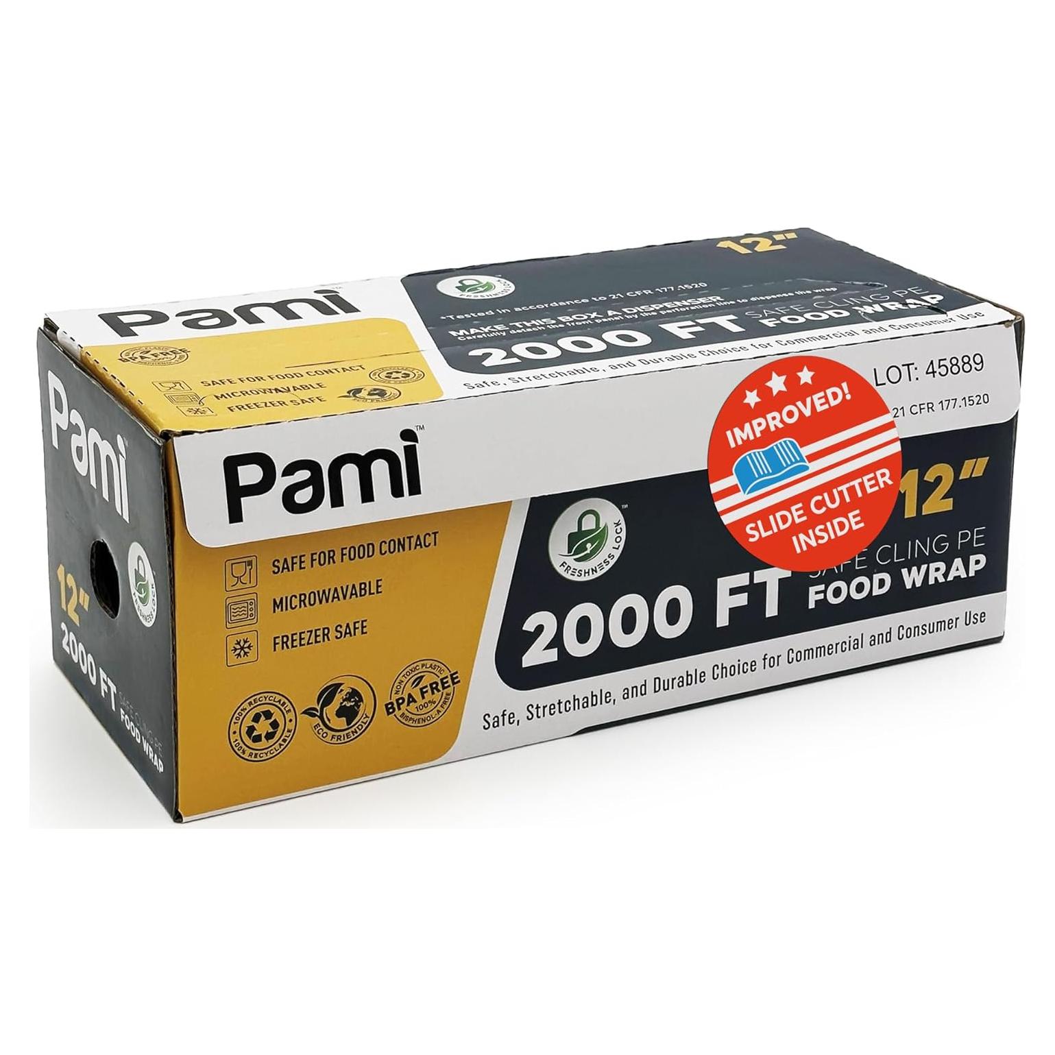 Envoltura Plástica PAMI 30.48 cm x 609.6 m Libre BPA