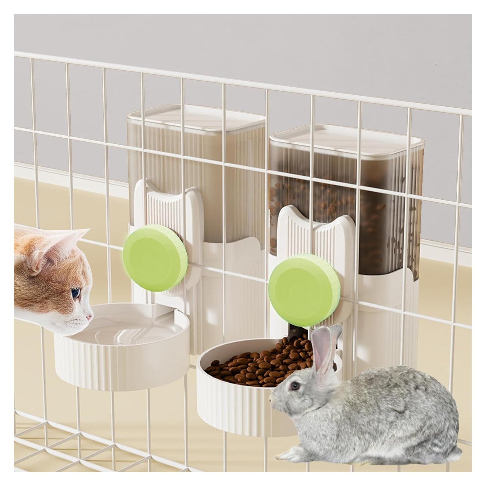 Alimentador Automático de Conejos Kathson 1.04L Verde