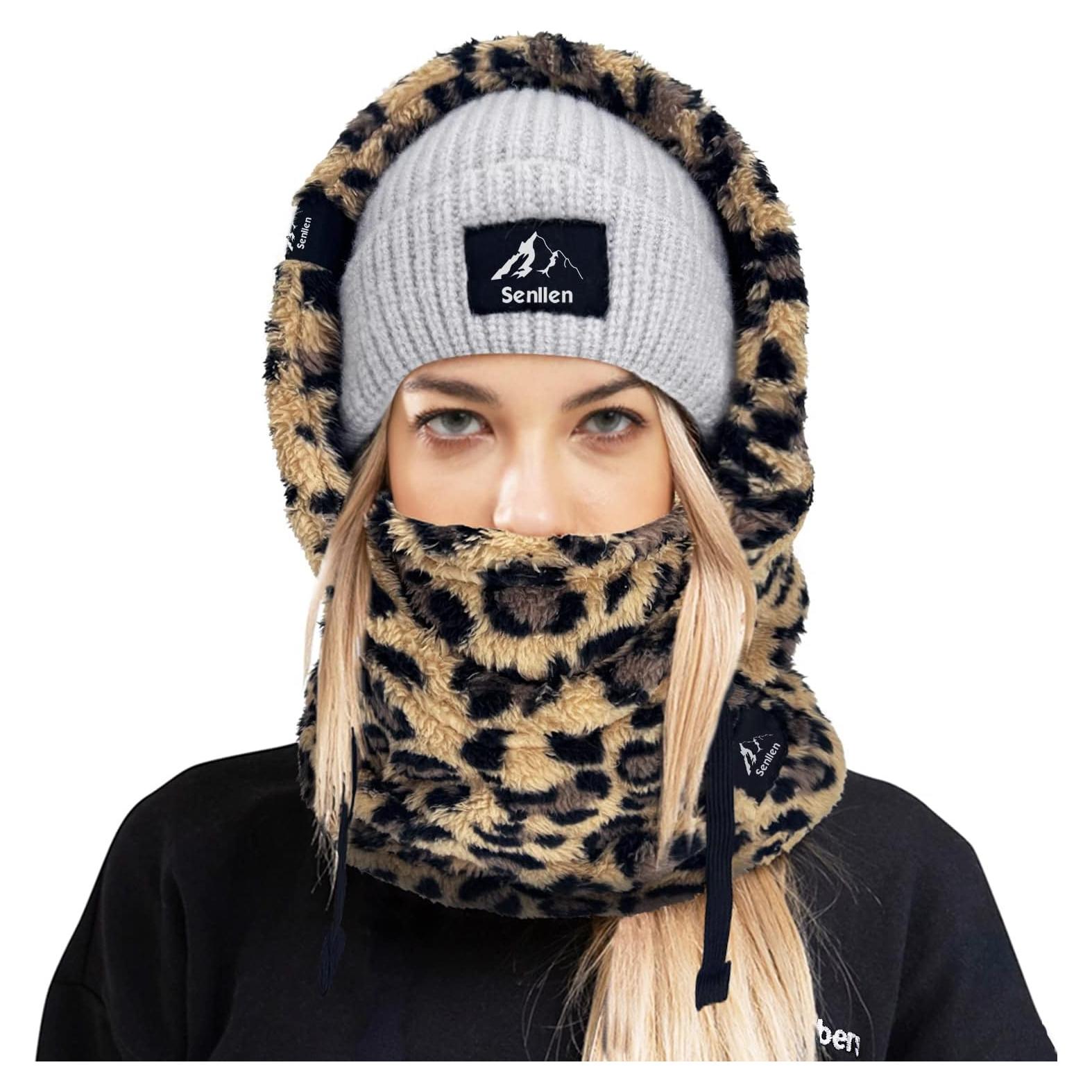 Balaclava Senllen Unisex de Forro Polar a Prueba de Viento