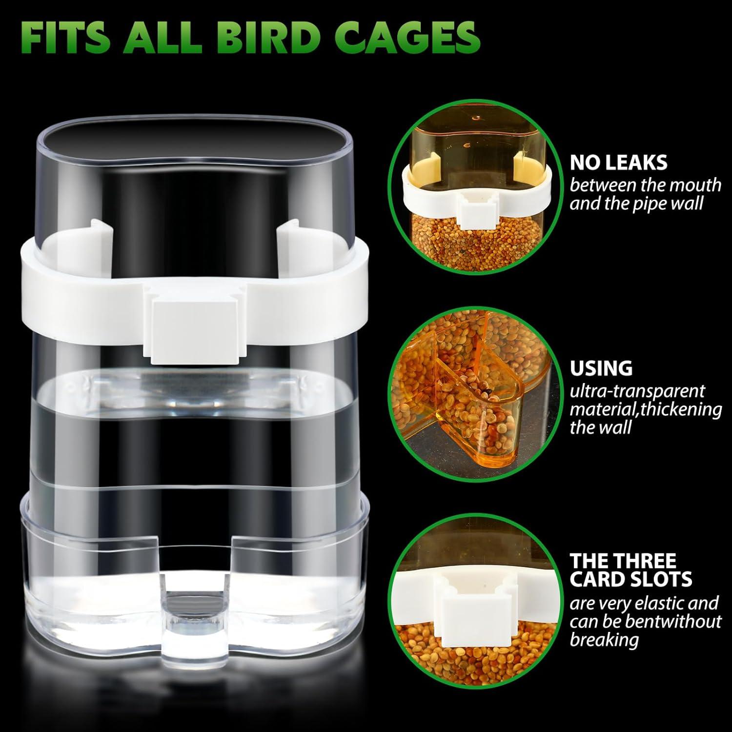 Dispensador de Agua Automático para Aves Yaomiao 4 Pcs 200g