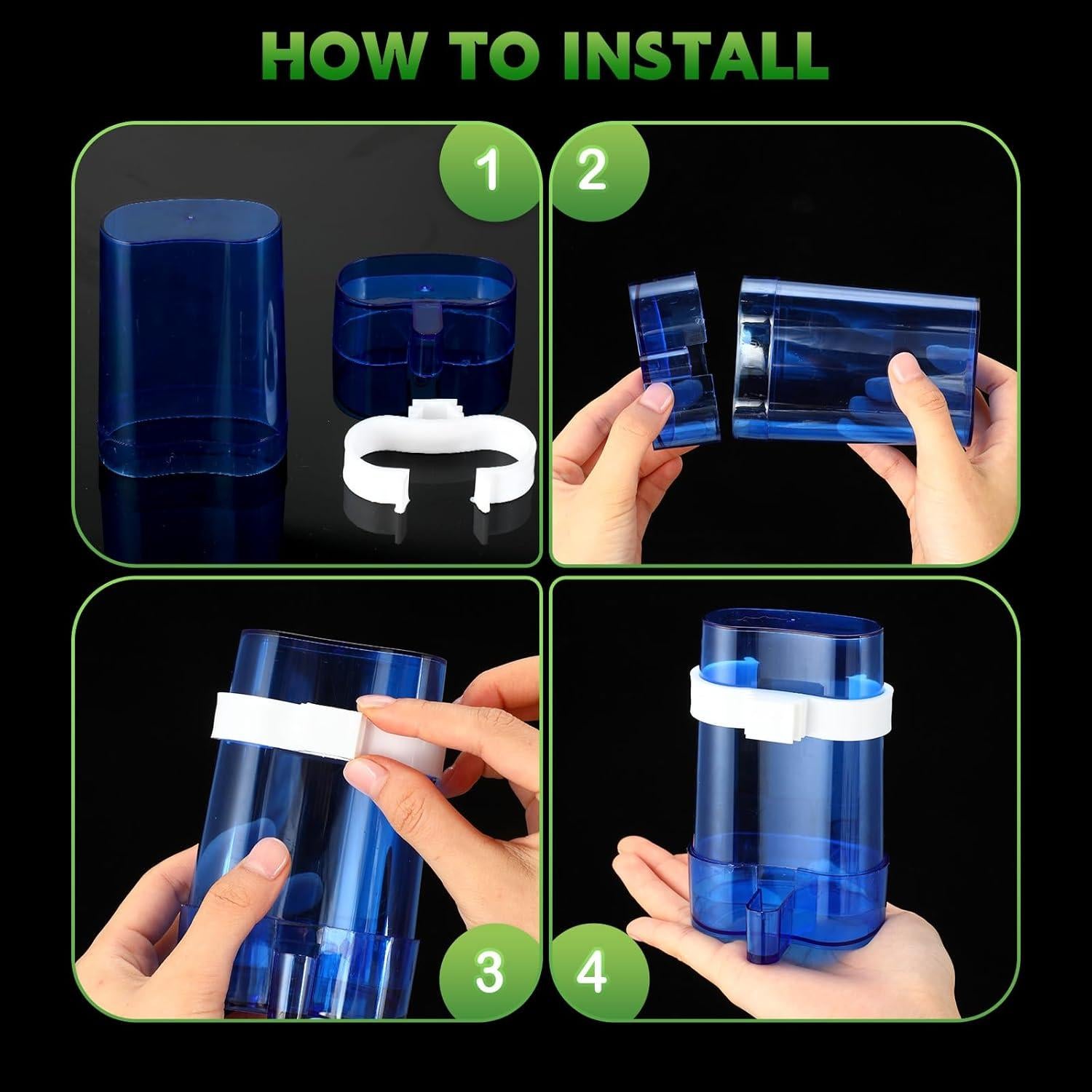 Dispensador de Agua Automático para Aves Yaomiao 4 Pcs 200g