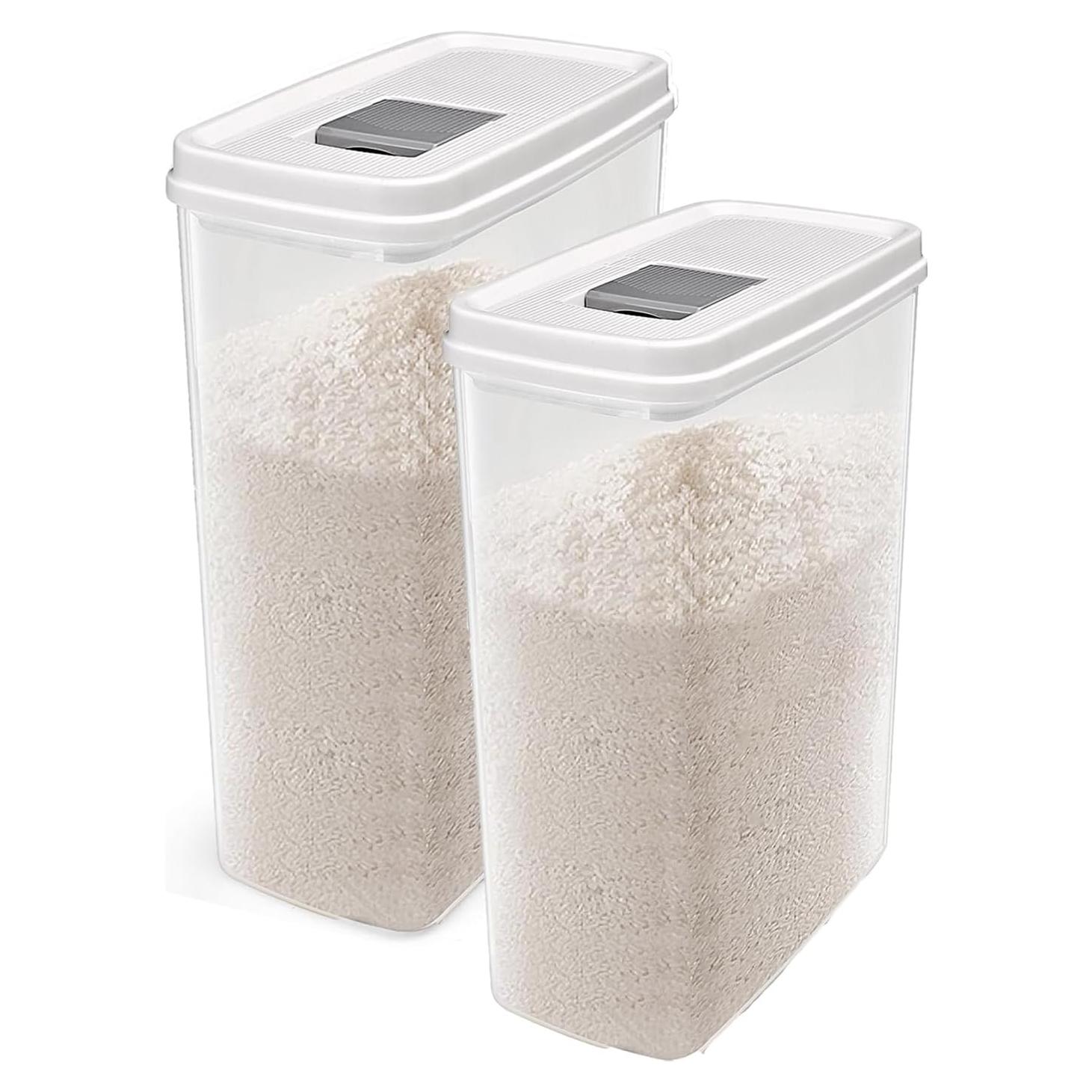 Paquete de 2 Contenedores de Almacenamiento Hermético 10 Lbs