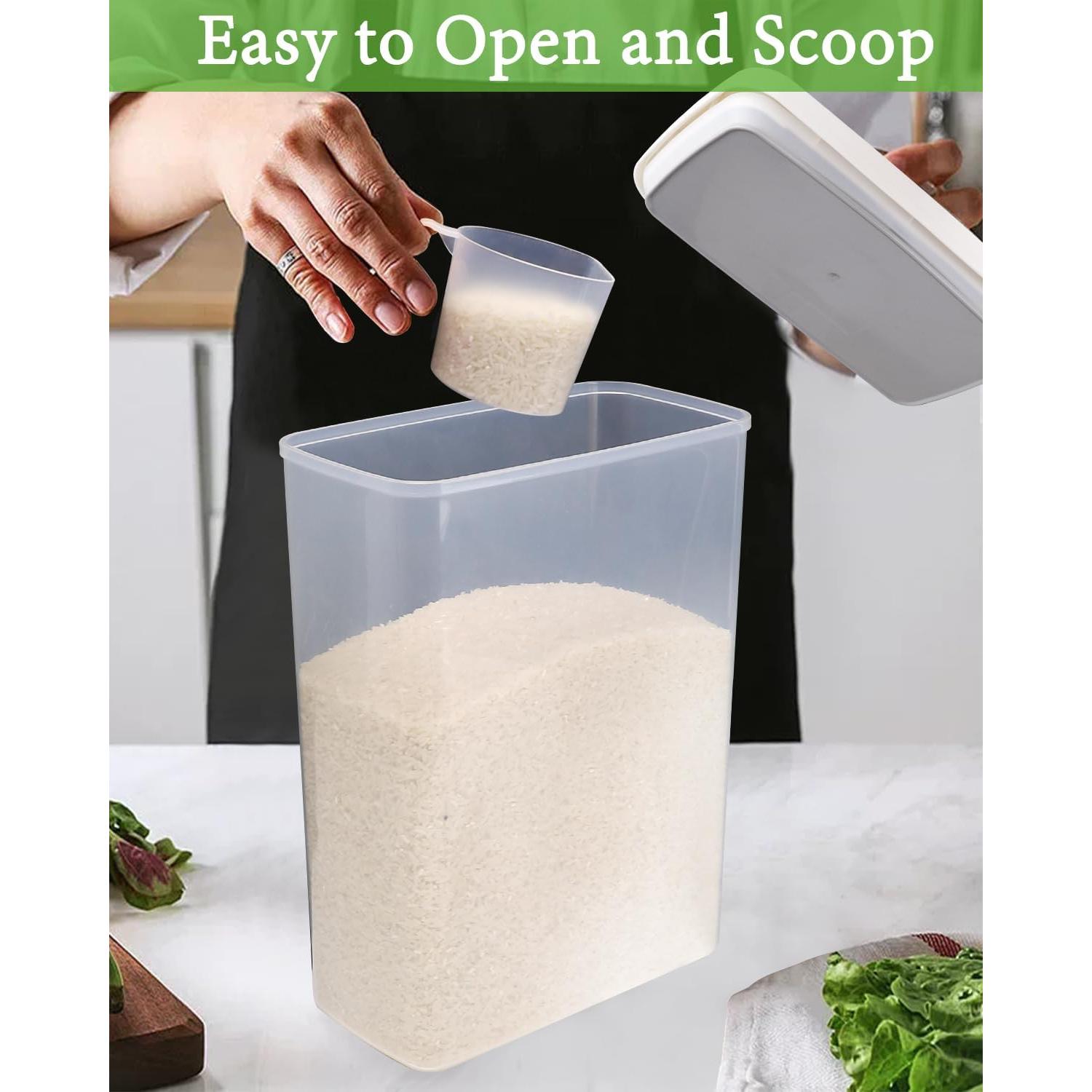 Paquete de 2 Contenedores de Almacenamiento Hermético 10 Lbs