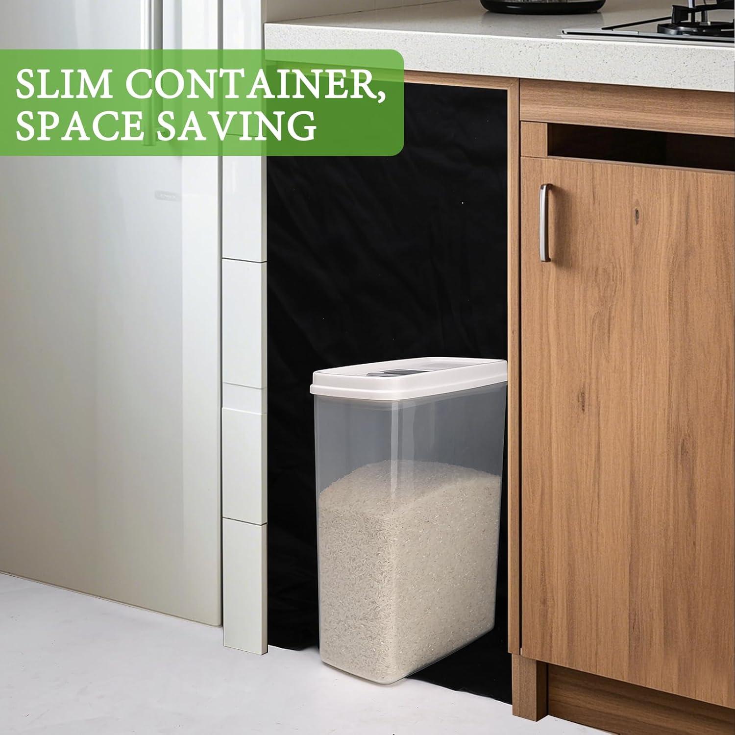 Paquete de 2 Contenedores de Almacenamiento Hermético 10 Lbs