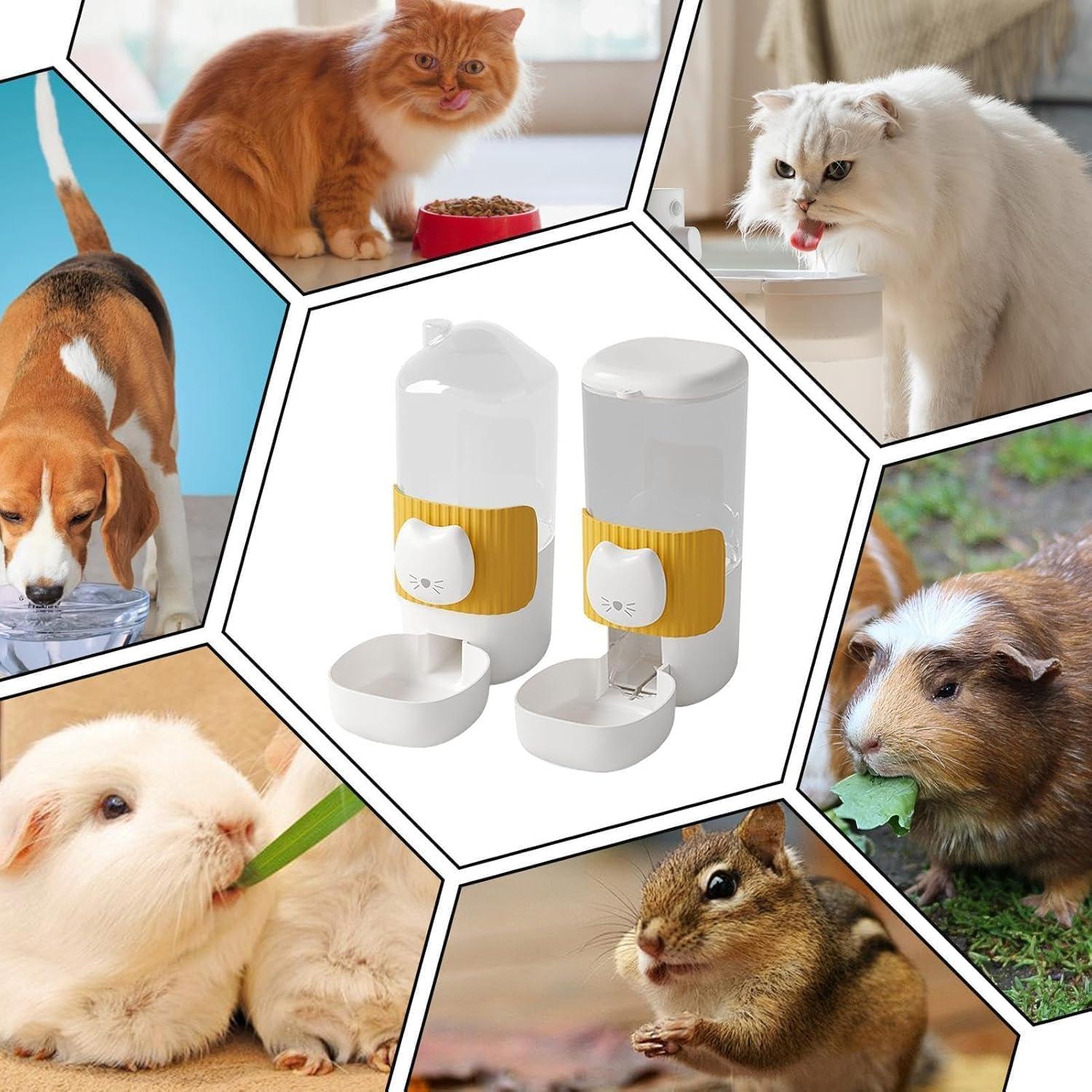 Comedero Automático y Dispensador de Agua SUPERPAWS para Conejos