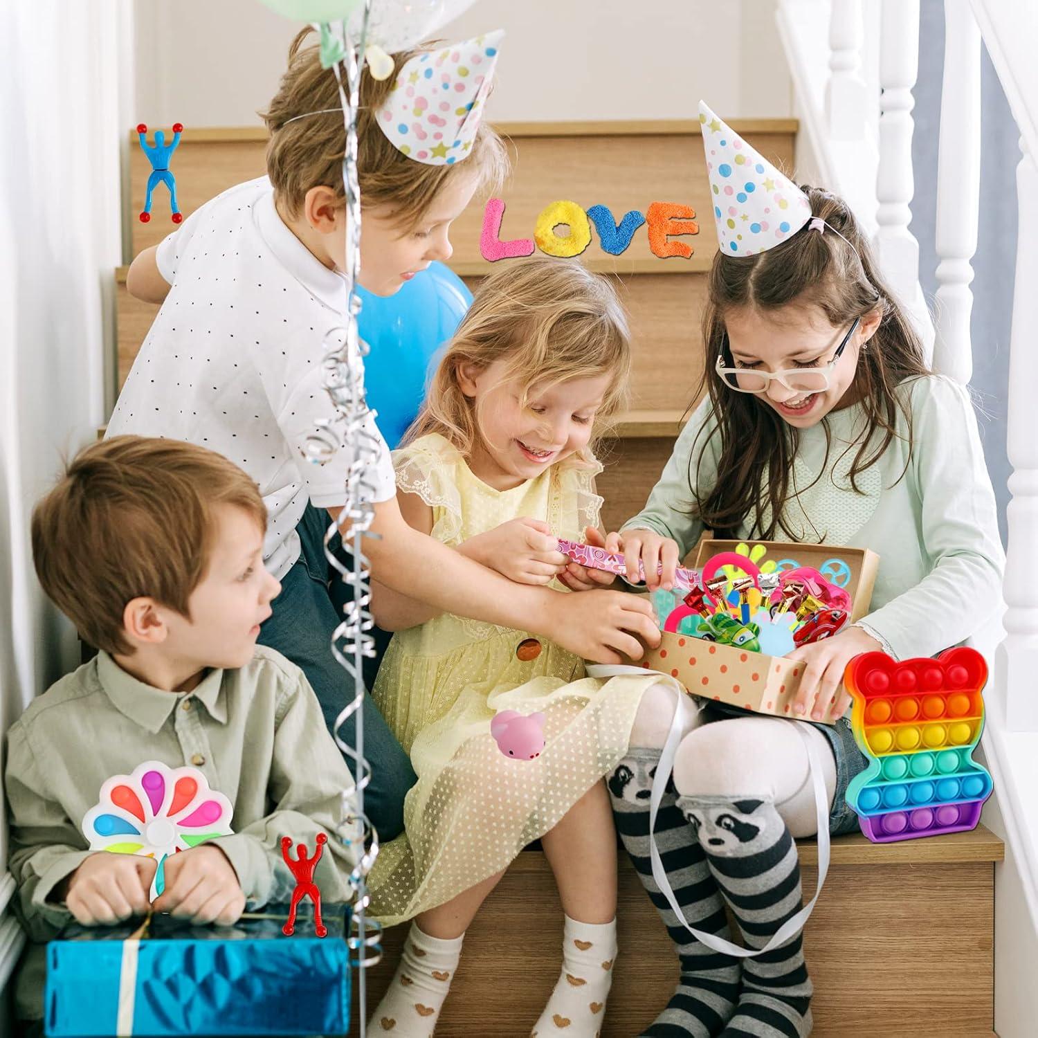 Paquete de 100 juguetes antiestrés para niños 4 a 12 años