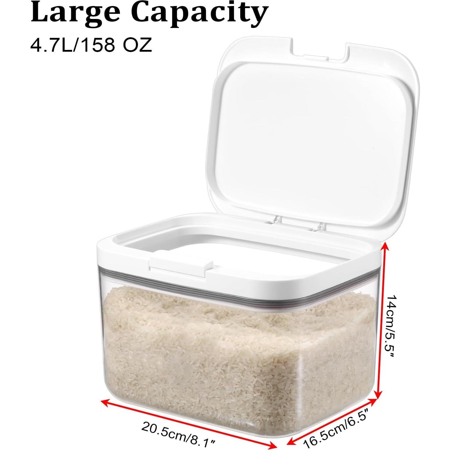 Contenedor de Almacenamiento Kokone 4.7L con Tapa Elevable