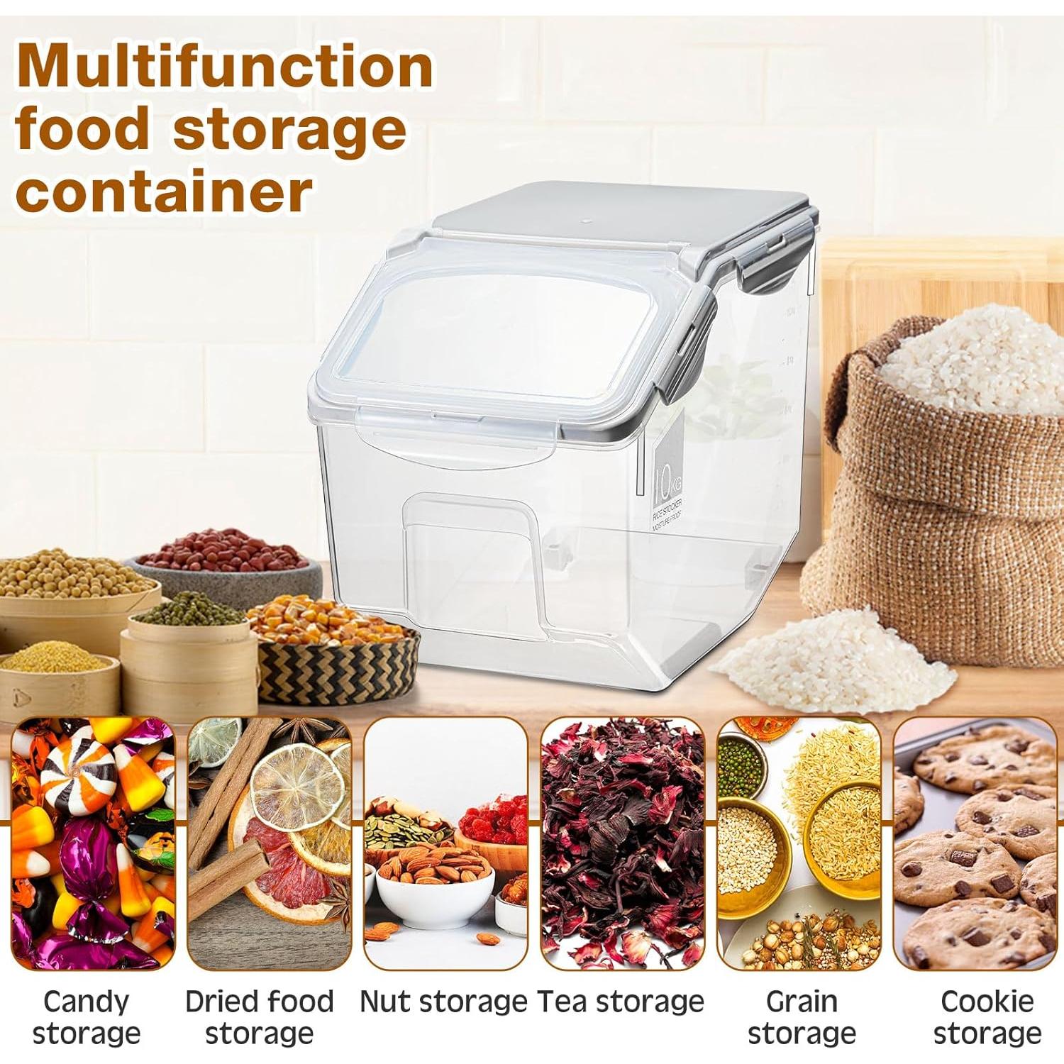 Contenedor Hermético de Almacenamiento Umigy 4 Pack 10L