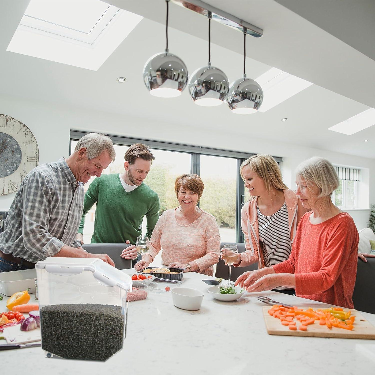 Contenedor de Almacenamiento de Alimentos Umigy 4 Piezas 15L