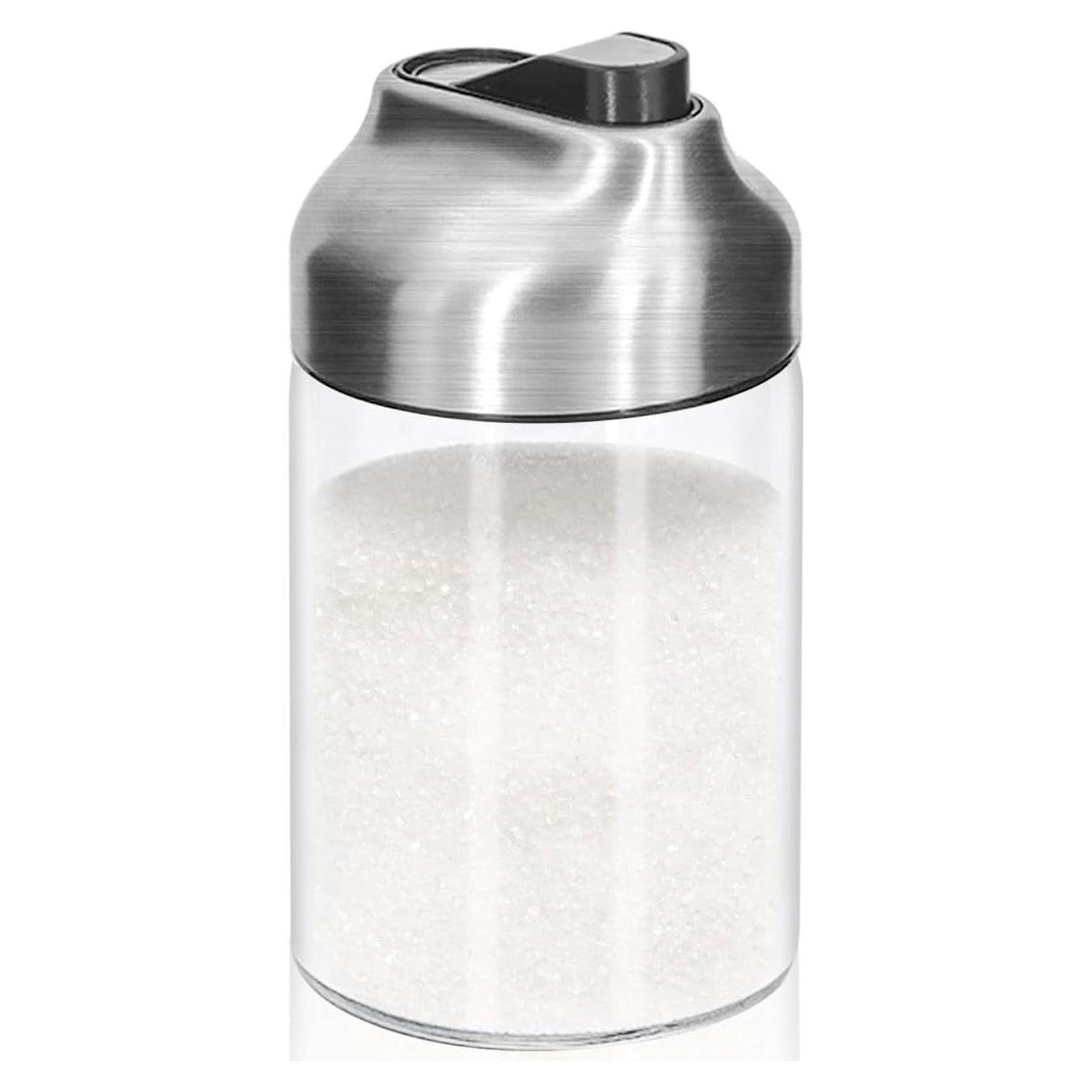 Dispensador de Azúcar de Vidrio Aelga 198.4 ml con Tapa Automática