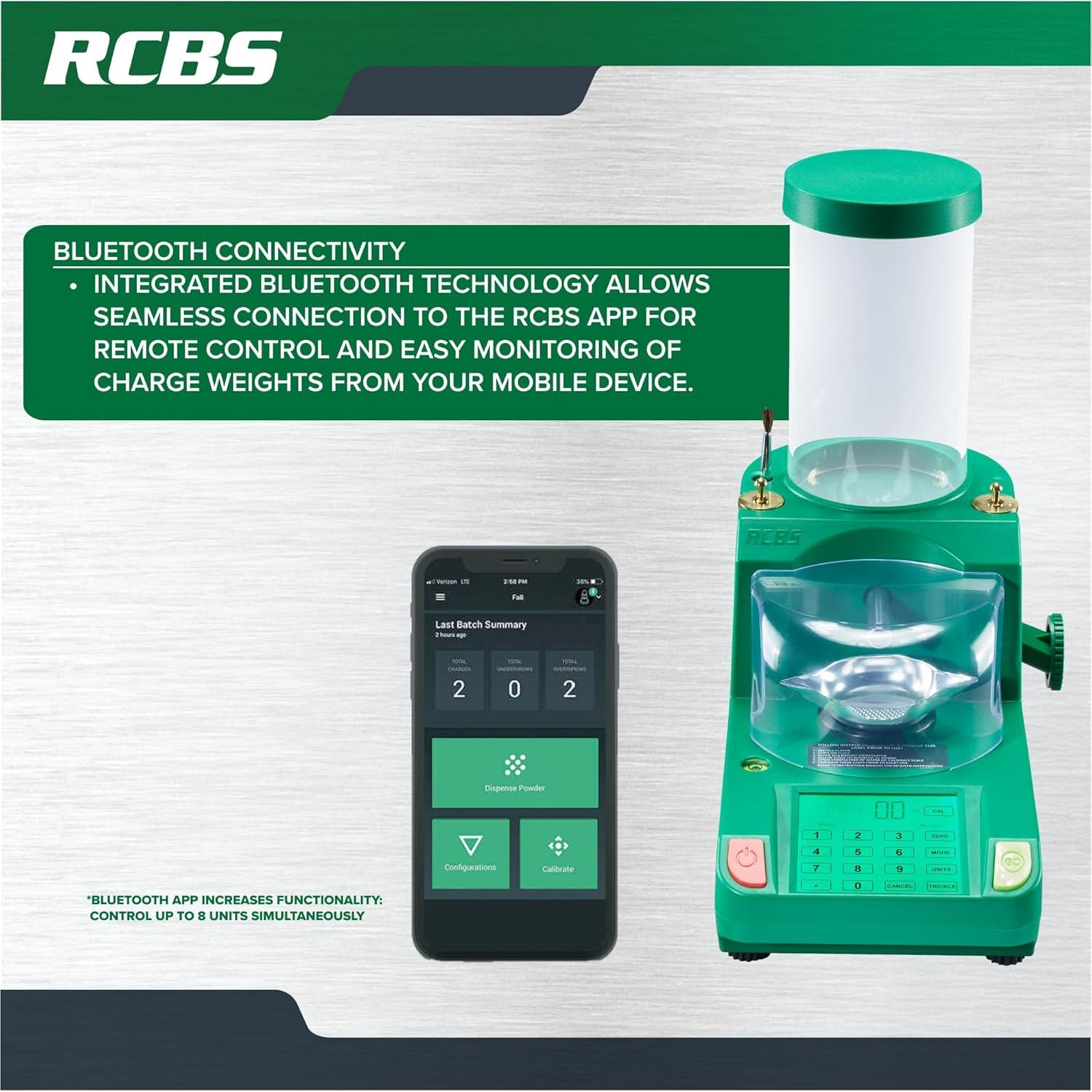 Dispensador de Polvo RCBS ChargeMaster Link 2000 Granos Bluetooth