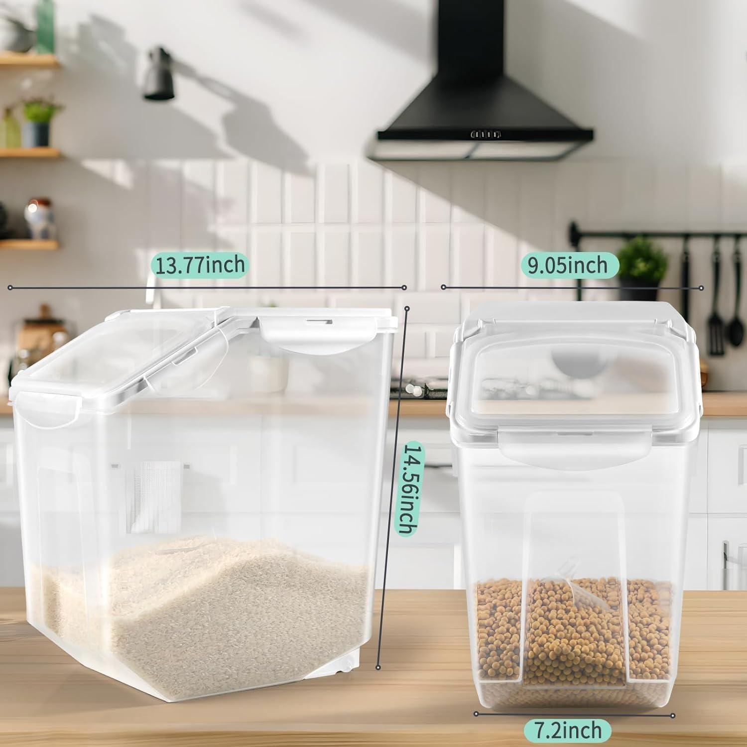 Contenedor de Almacenamiento de Alimentos EonTone 15L Pack 3