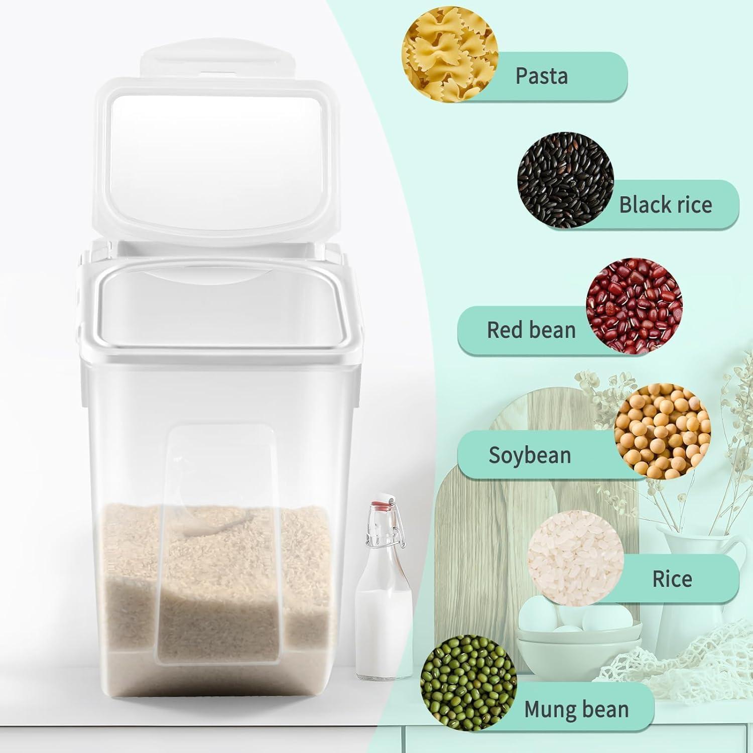 Contenedor de Almacenamiento de Alimentos EonTone 15L Pack 3