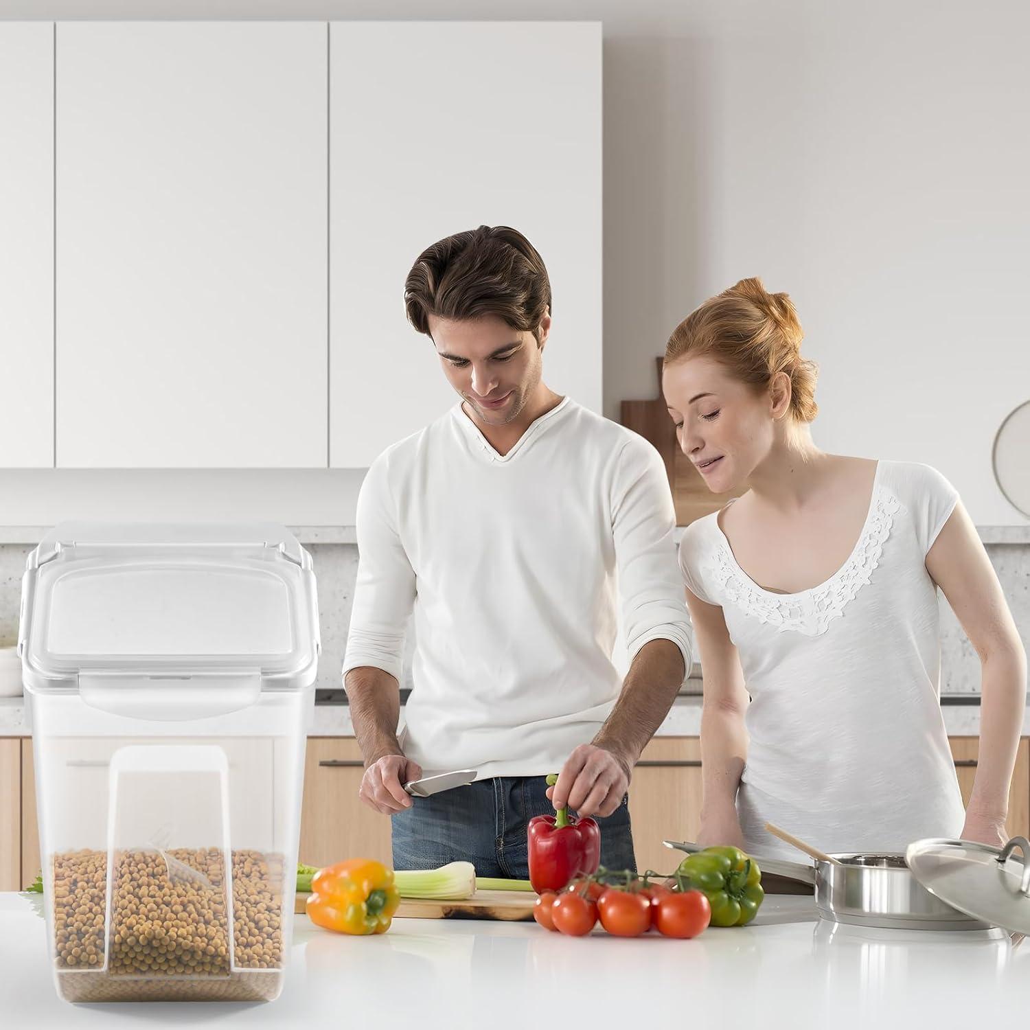 Contenedor de Almacenamiento de Alimentos EonTone 15L Pack 3