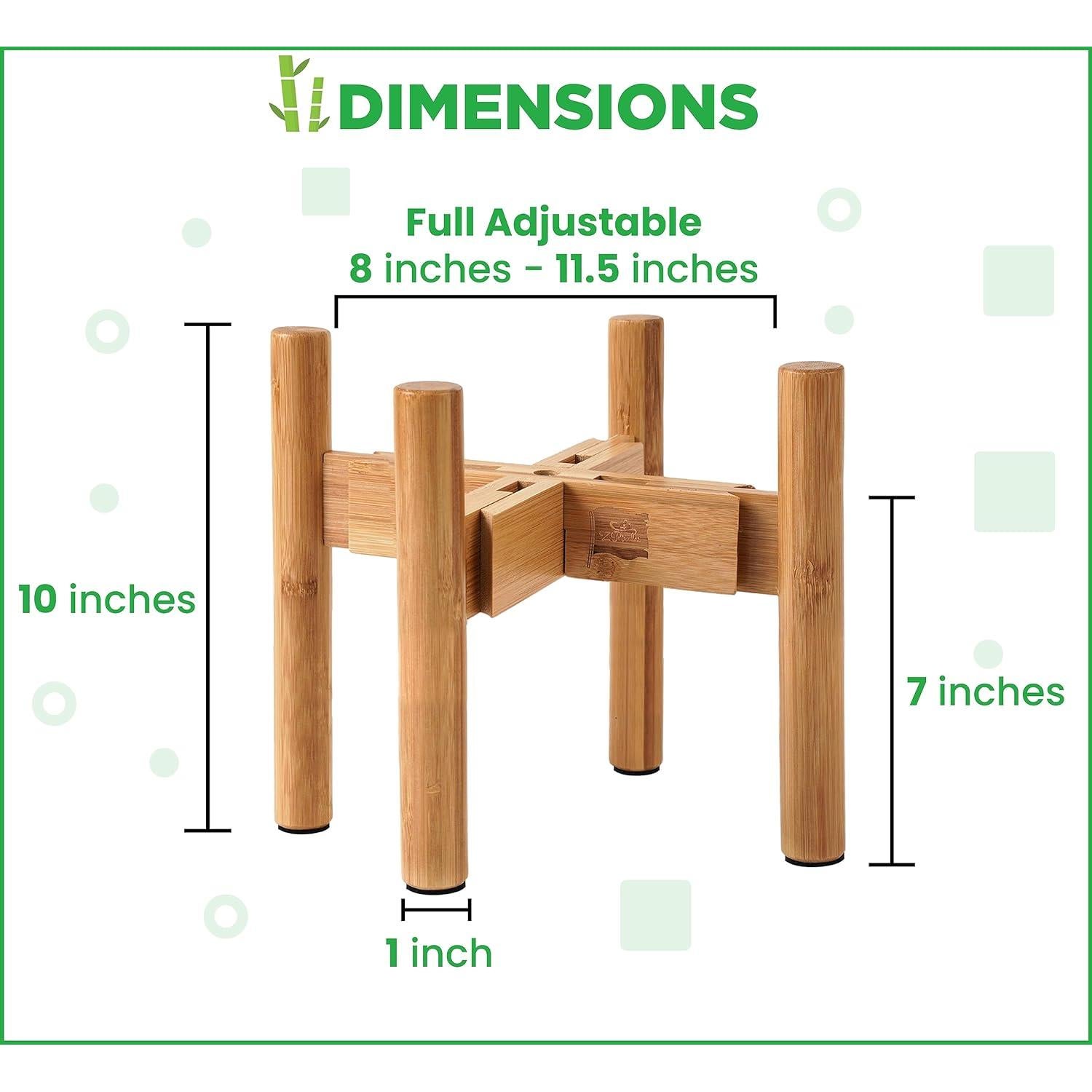 Soporte Ajustable para Dispensador de Bebidas ZPirates - Madera de Bambú