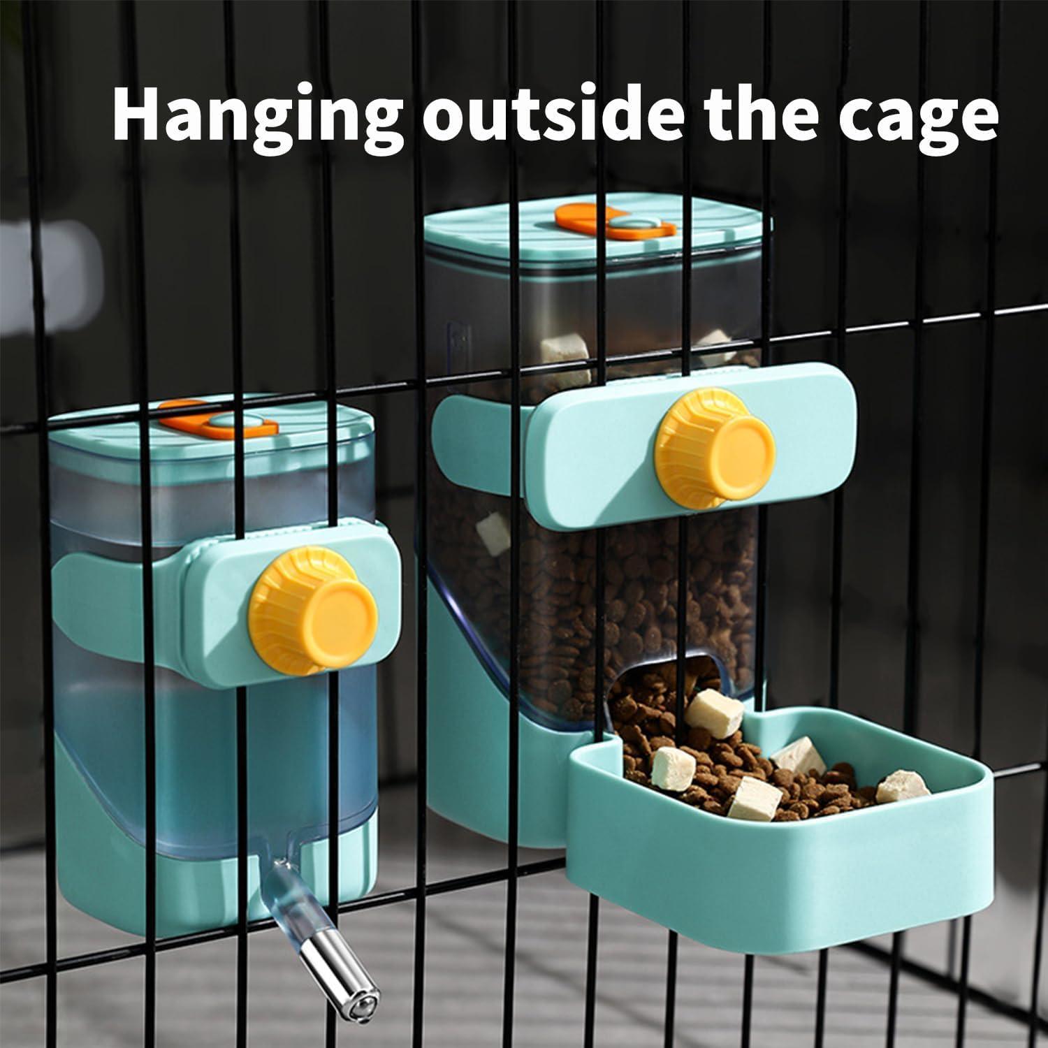 Dispensador de Comida PODOO 1.01L para Conejos y Mascotas