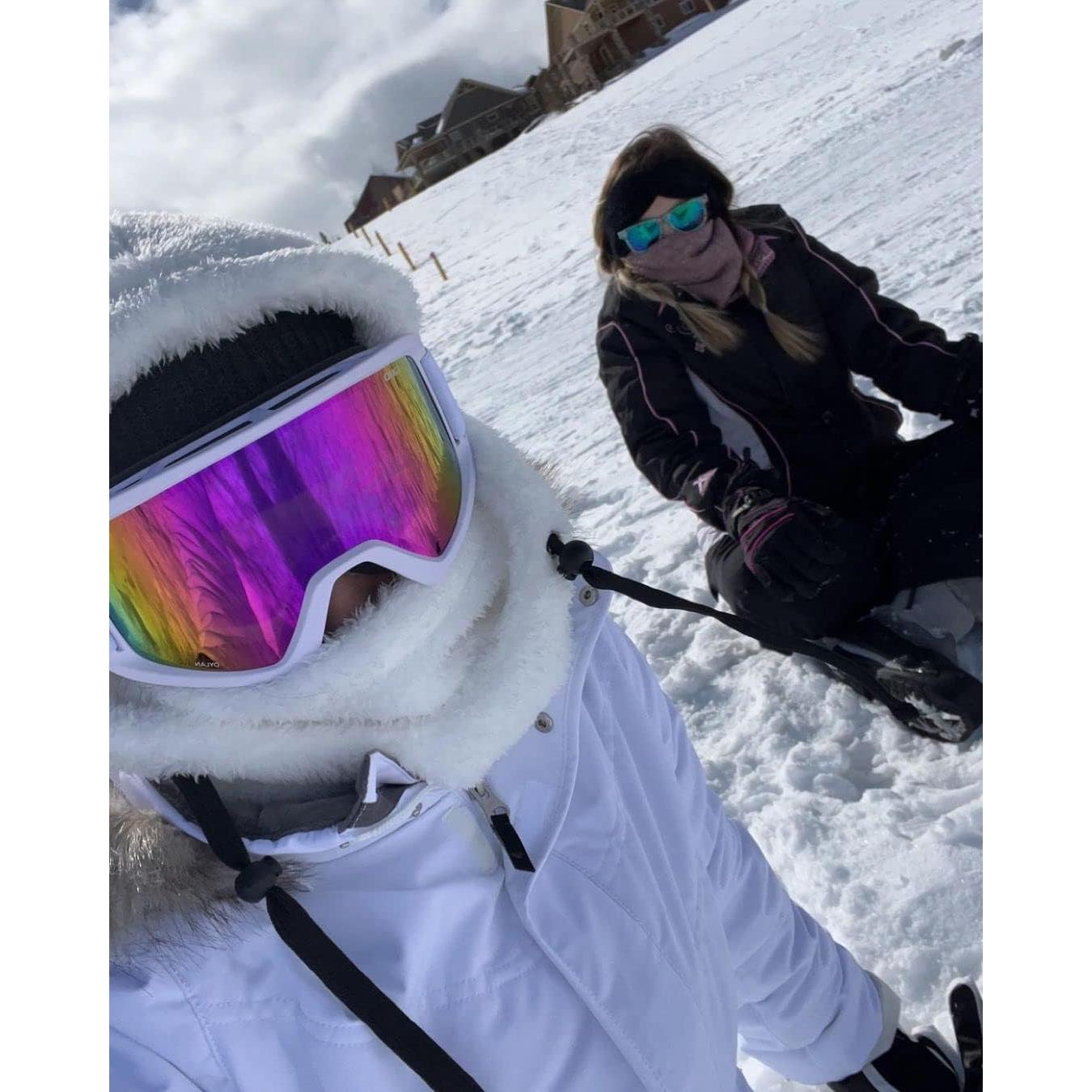 Balaclava Senllen de Fleece Talla Única Blanca para Esquí