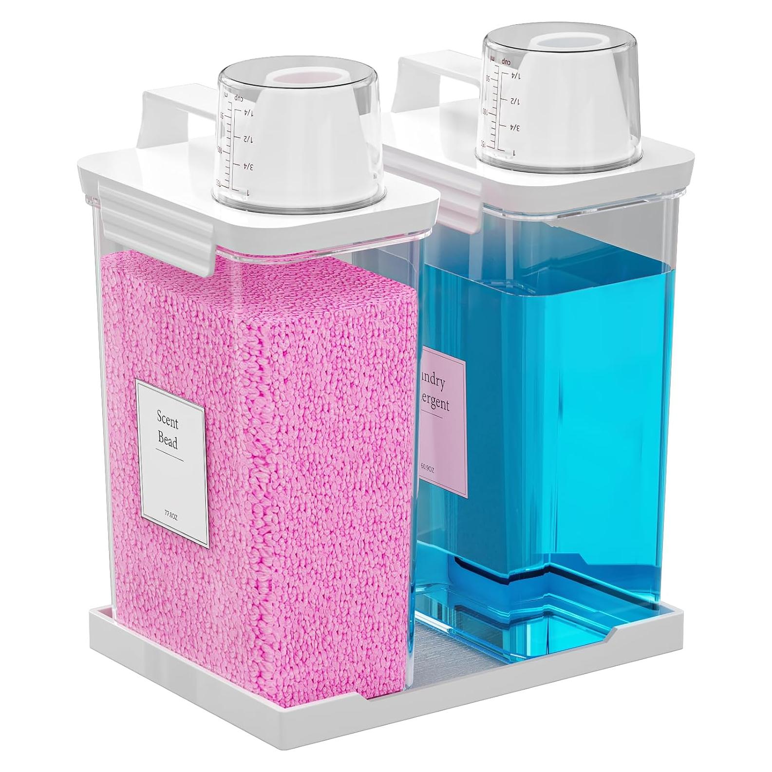 Dispensador de detergente Hordely 2.2L con bandeja - 2 piezas