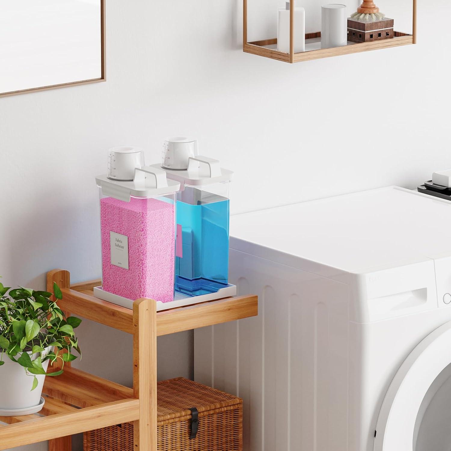 Dispensador de detergente Hordely 2.2L con bandeja - 2 piezas