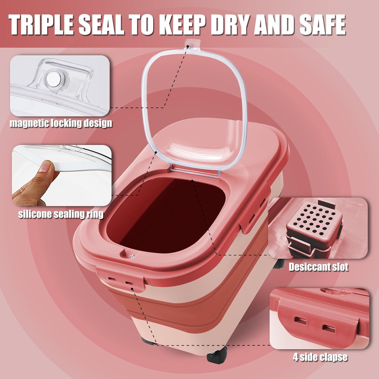 Contenedor Plegable de Almacenamiento para Comida Gropecan 9.07 kg