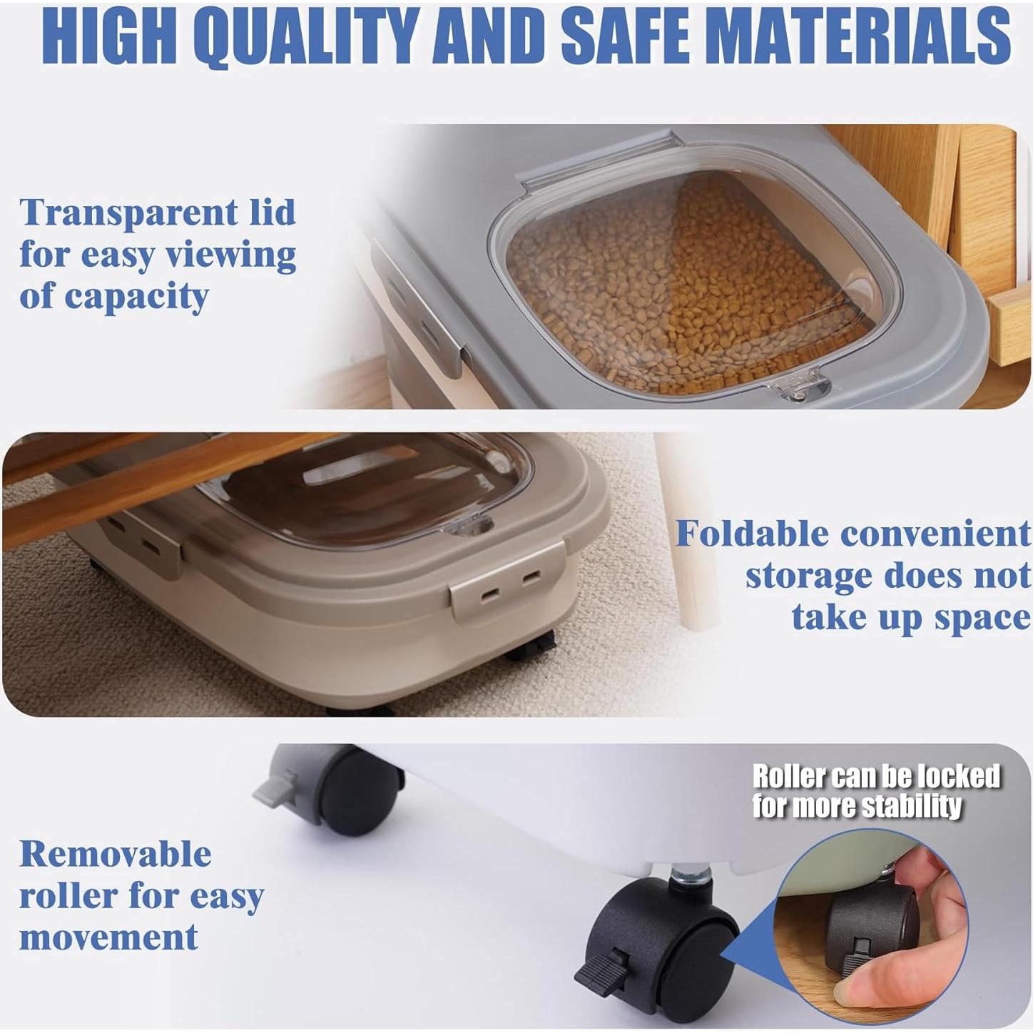 Contenedor Plegable de Almacenamiento para Comida Gropecan 9.07 kg