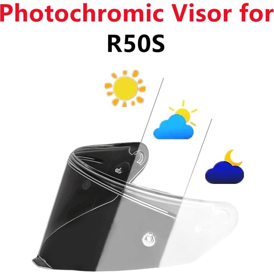 Escudo de Casco Fotoquímico BSTOP R50S Protección UV Universal