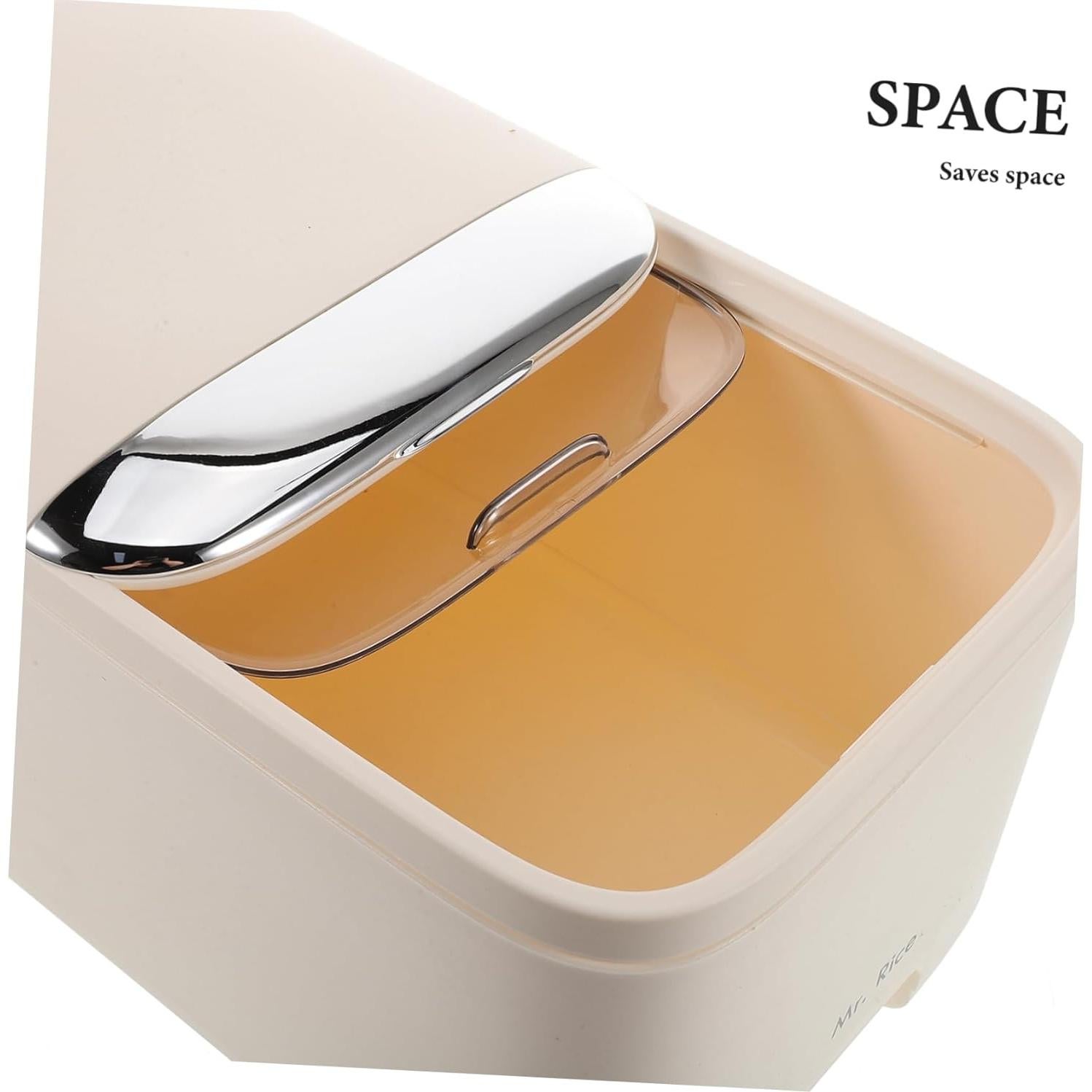 Rice Bucket Dog Food Rice Bin Flour Bin Cereal Dispenser Grain Storage Bucket for Rice Containers for Flour and Sugar Rice Storage Flour Dispenser Plastic re-usable