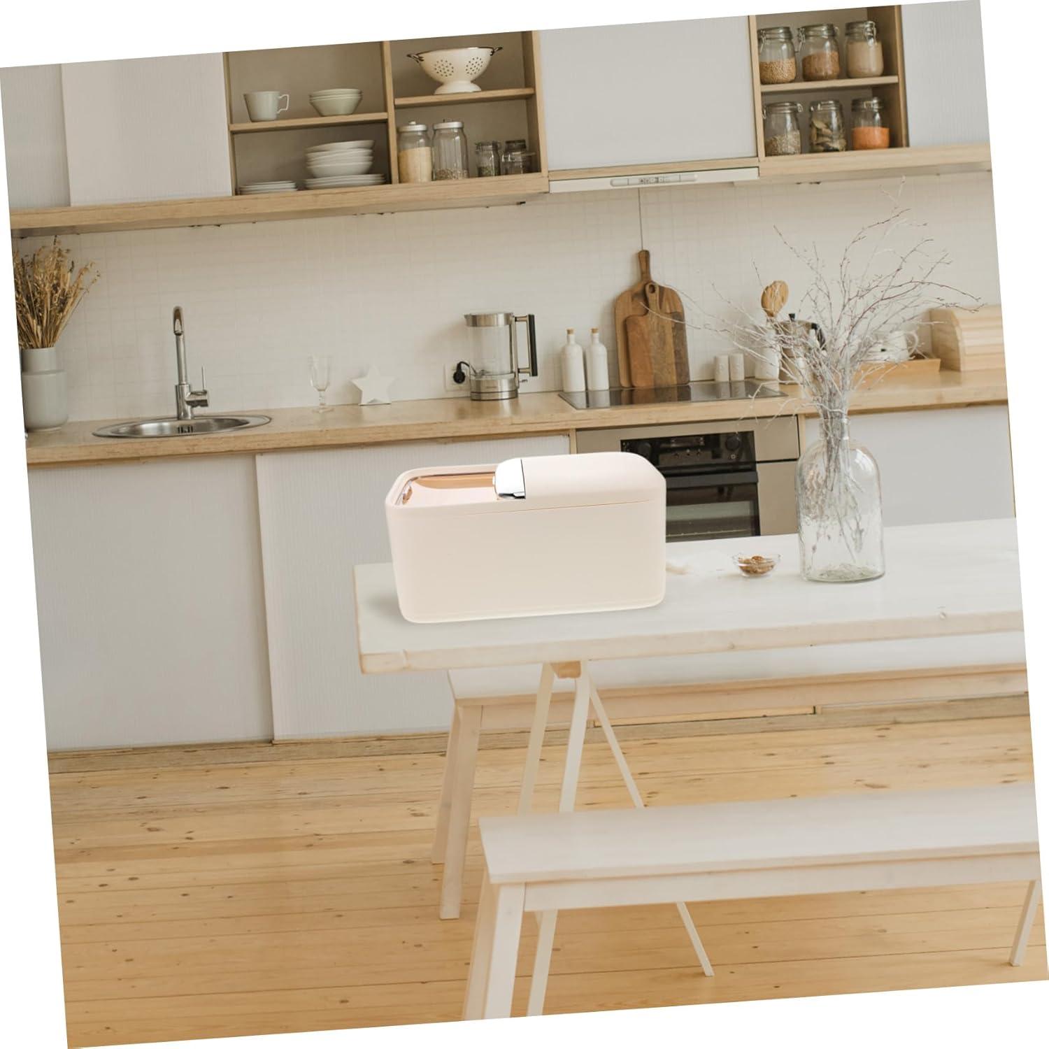 Rice Bucket Dog Food Rice Bin Flour Bin Cereal Dispenser Grain Storage Bucket for Rice Containers for Flour and Sugar Rice Storage Flour Dispenser Plastic re-usable