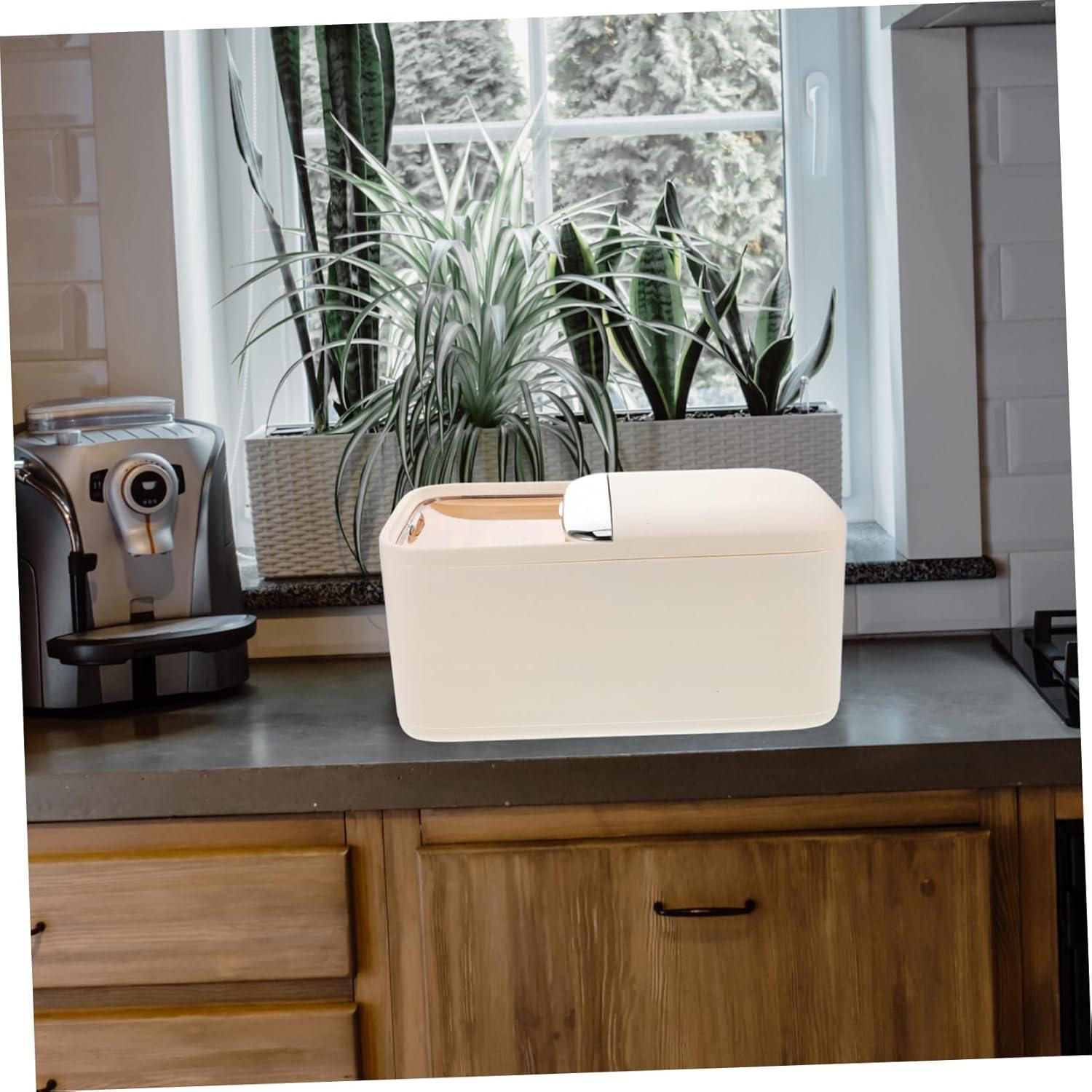 Rice Bucket Dog Food Rice Bin Flour Bin Cereal Dispenser Grain Storage Bucket for Rice Containers for Flour and Sugar Rice Storage Flour Dispenser Plastic re-usable