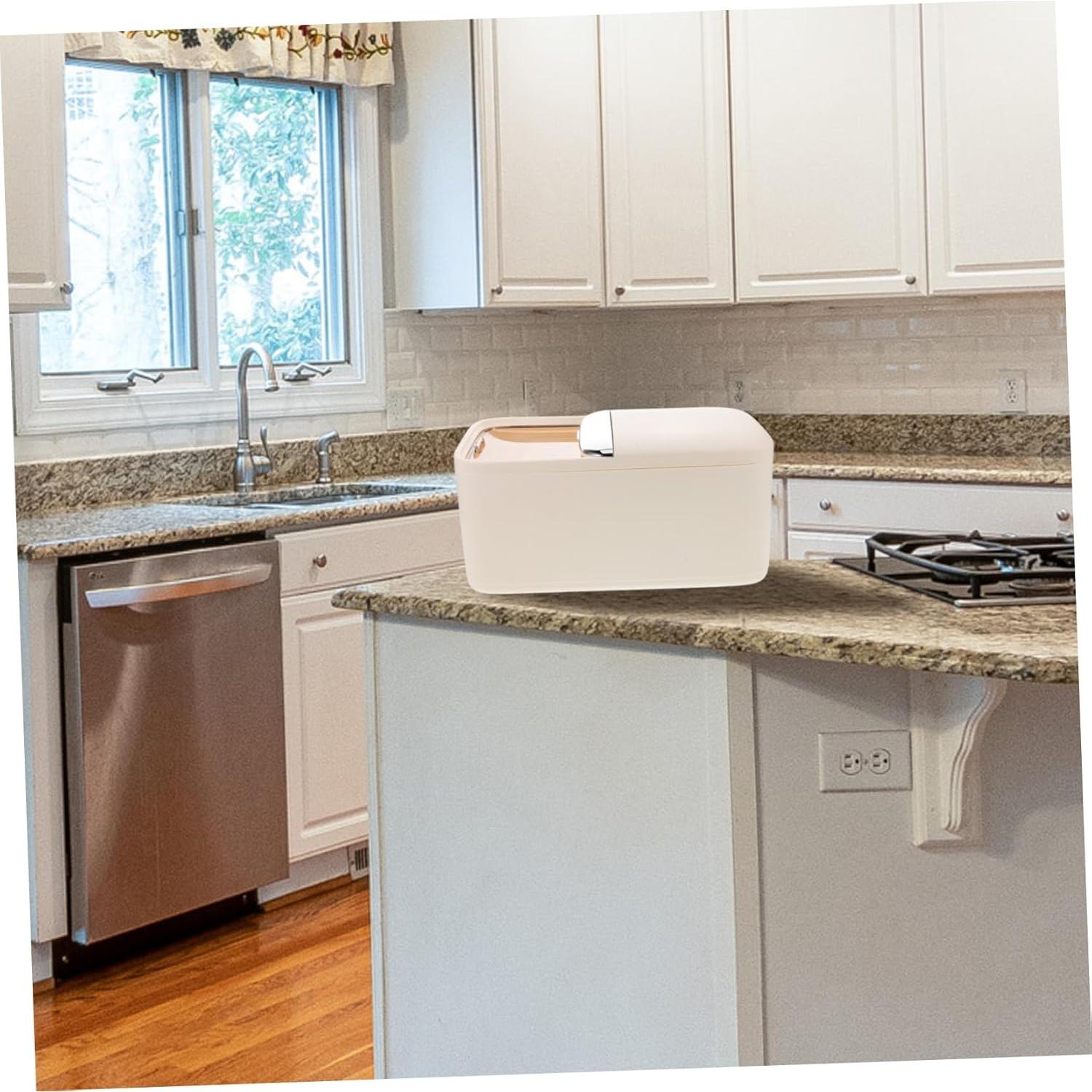 Rice Bucket Dog Food Rice Bin Flour Bin Cereal Dispenser Grain Storage Bucket for Rice Containers for Flour and Sugar Rice Storage Flour Dispenser Plastic re-usable