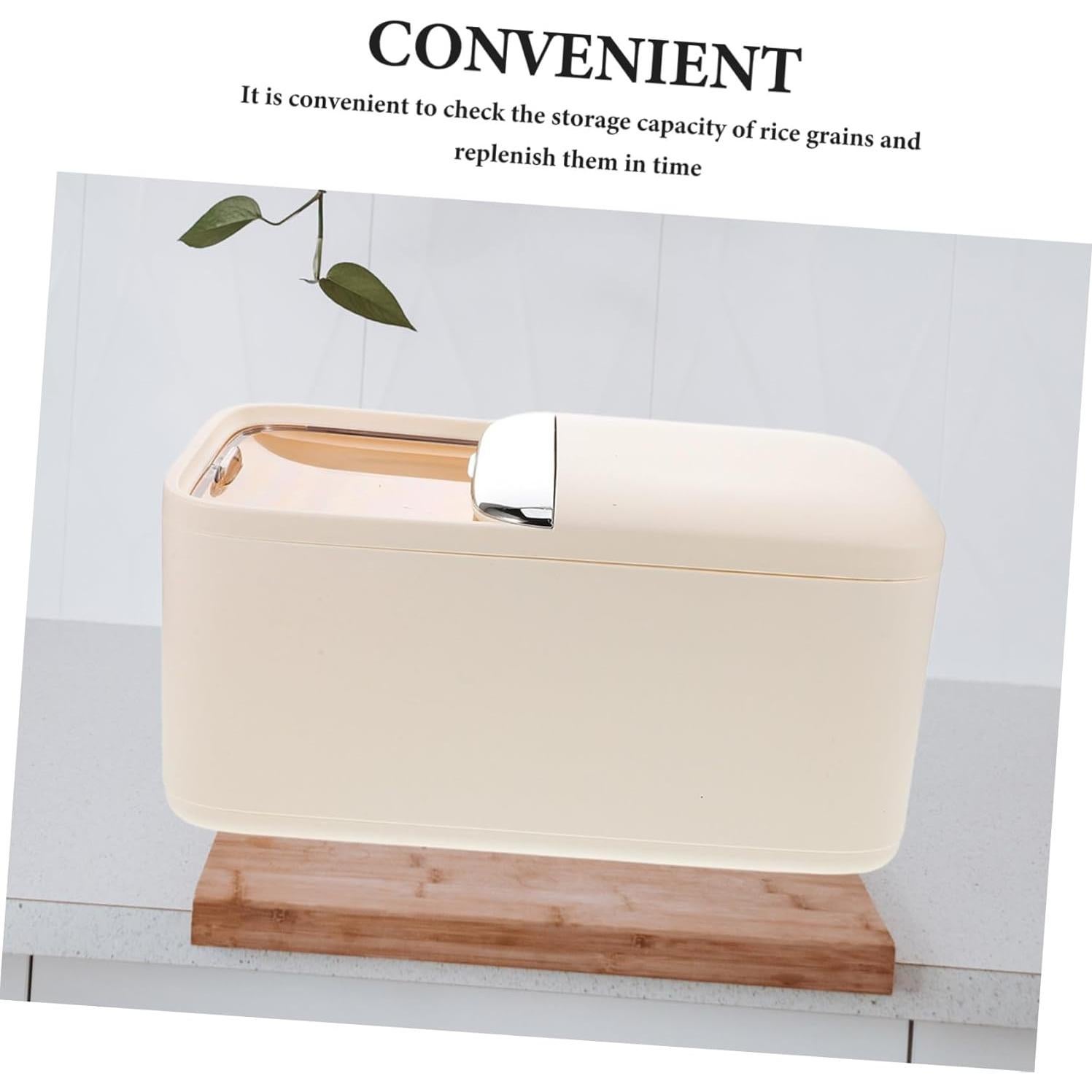 Rice Bucket Dog Food Rice Bin Flour Bin Cereal Dispenser Grain Storage Bucket for Rice Containers for Flour and Sugar Rice Storage Flour Dispenser Plastic re-usable