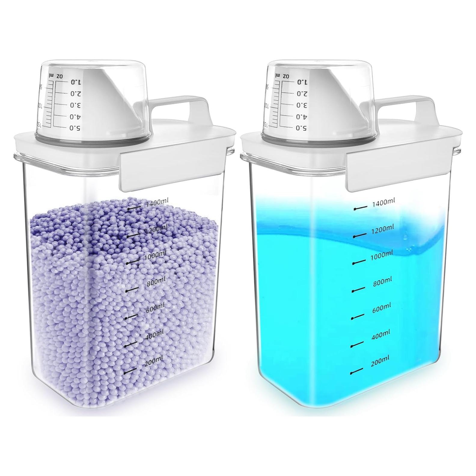 Dispensador de Detergente Supkiir 1800ml 2 Paquetes PET